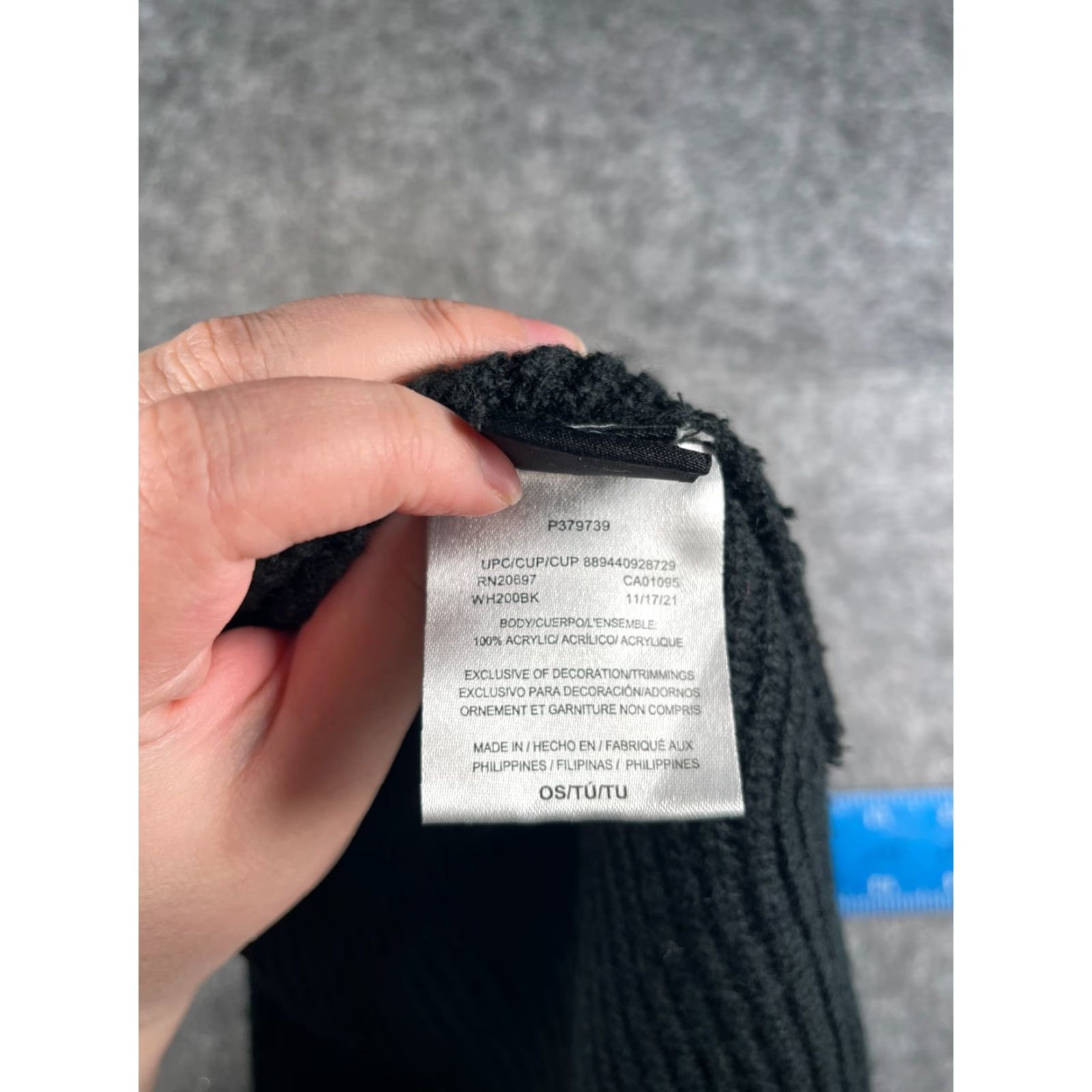 Dickies Dickies Beanie Adult One Size Black Knit 100% Acrylic Workwear Hat Men Winter Ski Woolless Knit Beanie Size ONE SIZE - 8 Thumbnail