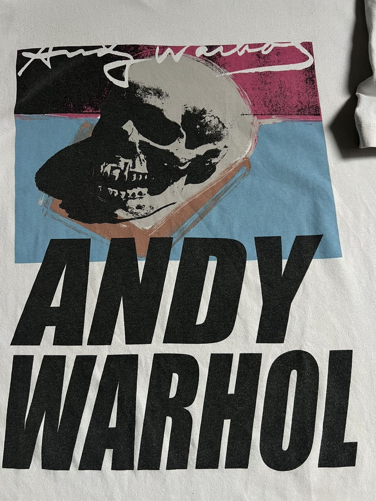 Andy Warhol × Uniqlo Andy Warhol x Uniqlo Art T-Shirt Skull Graphic RARE Size US L / EU 52-54 / 3 - 5 Thumbnail