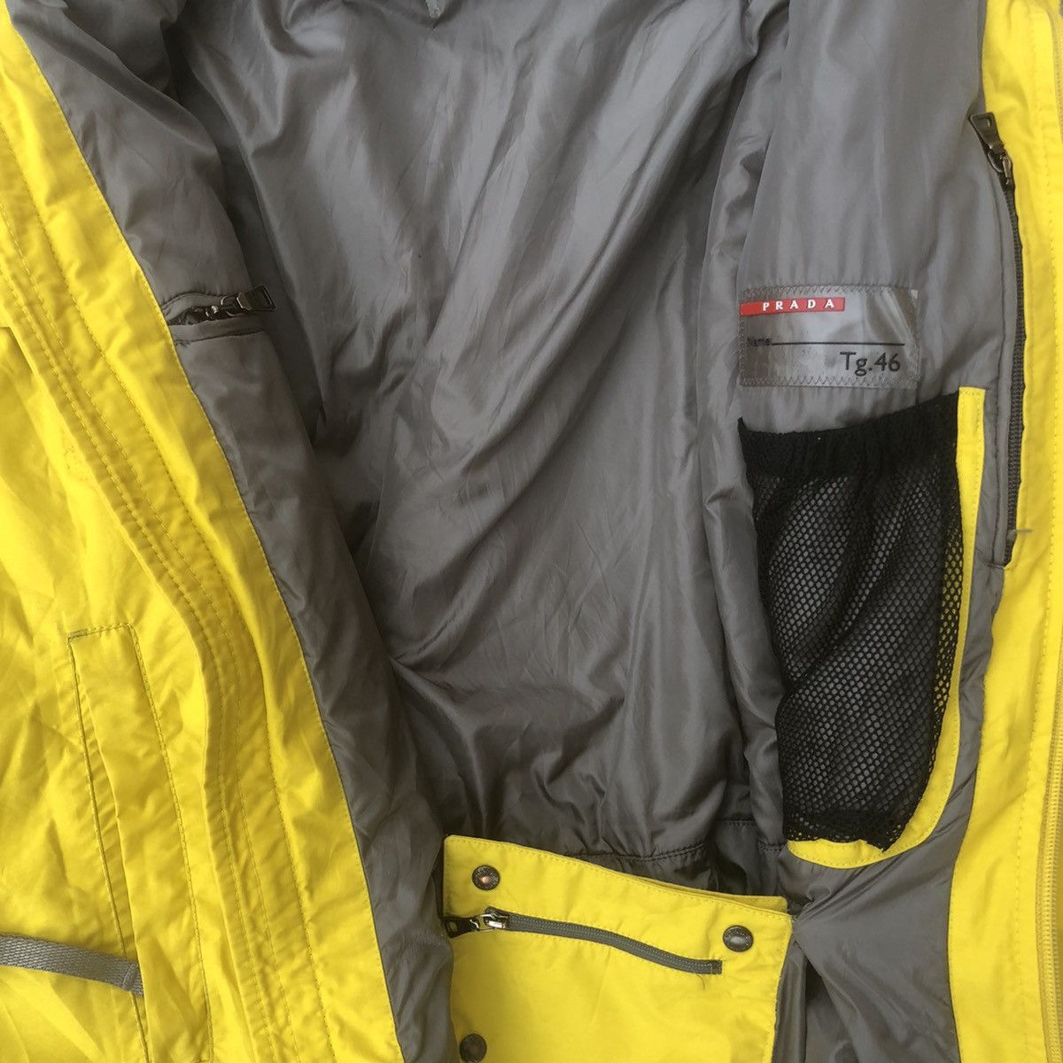 Vintage Prada Sport Luna Rossa Zip Up Puffer Gilet Size S main image 1