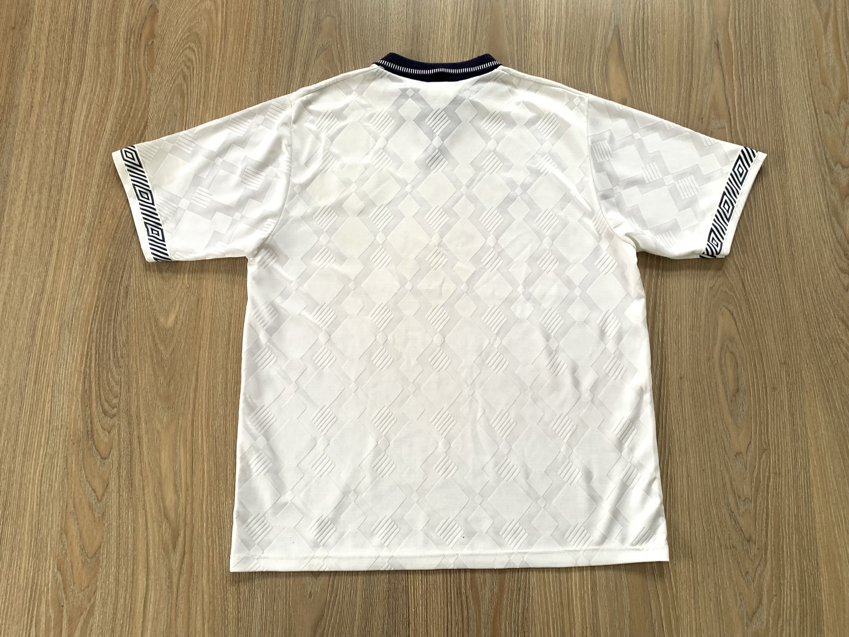 Umbro Retro Vintage Umbro England Training Polo Jersey 1990 Size US L / EU 52-54 / 3 - 3 Thumbnail
