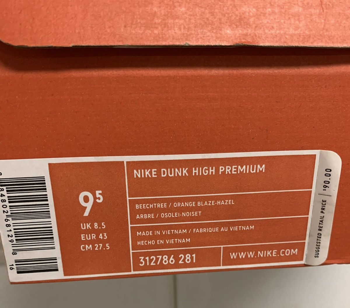 Nike Nike Dunk High Premium Fantastic Four The Thing 2006 Rare Size US 9.5 / EU 42-43 - 10 Thumbnail