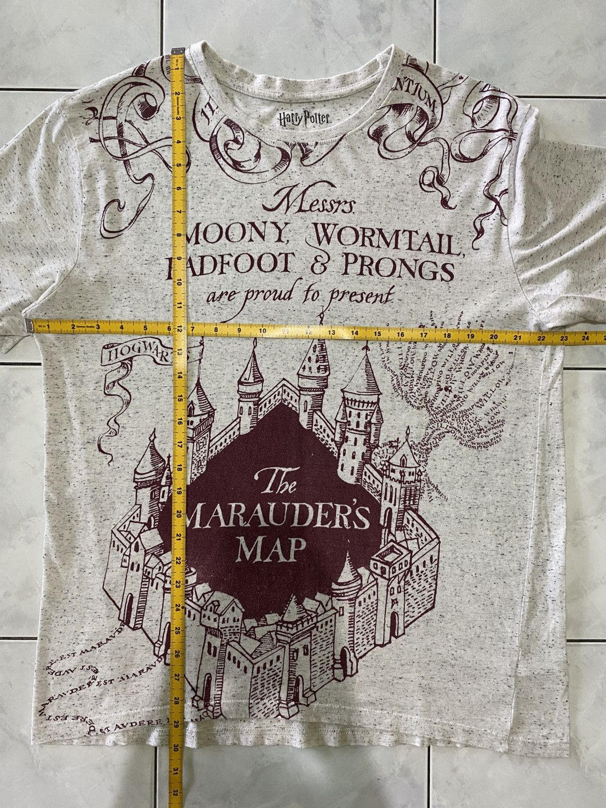 Vintage Harry Potter The Merauder’s Map Poem Hogwarts Wizard Castle Size US XL / EU 56 / 4 - 17 Thumbnail