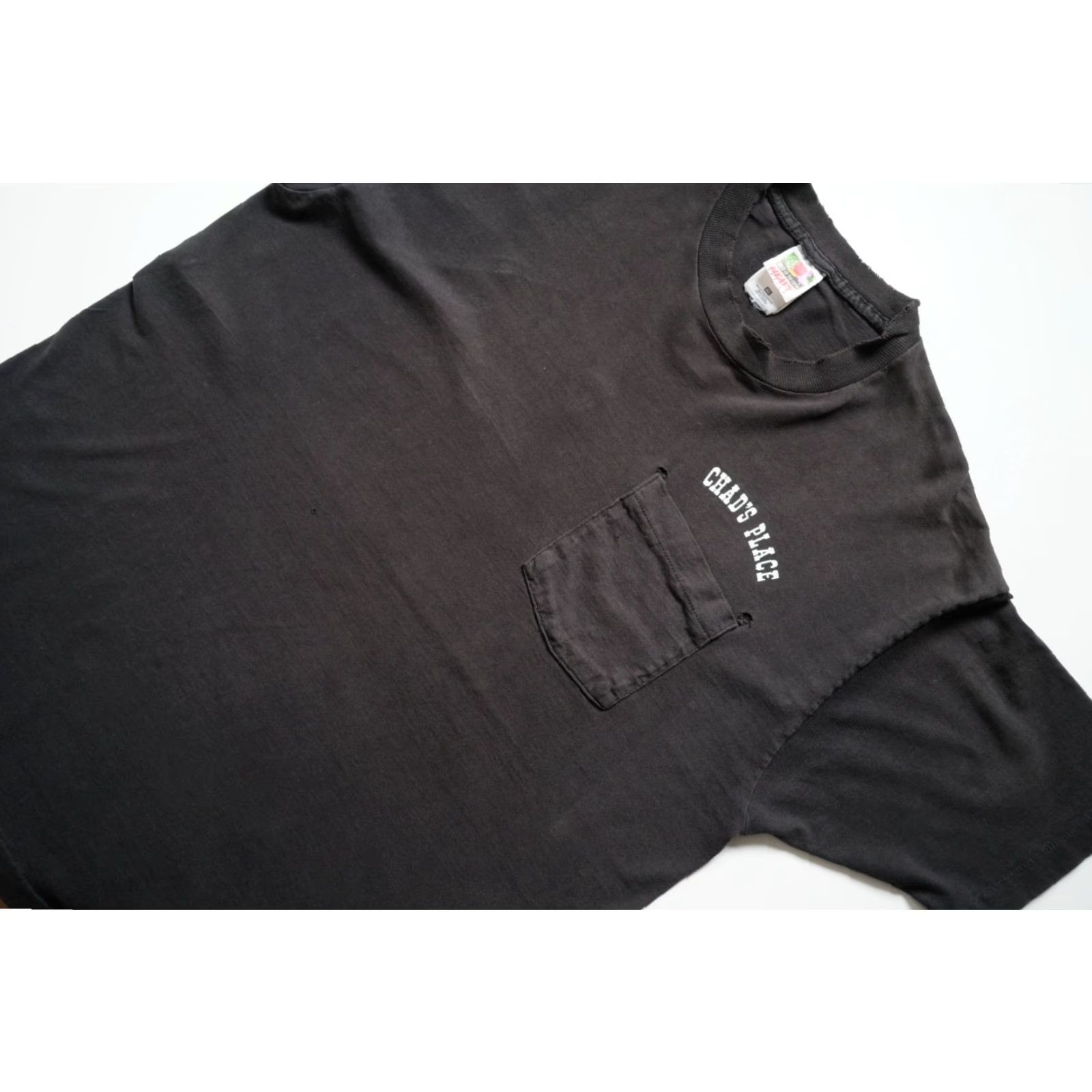 Fruit Of The Loom VINTAGE Fruit of the Loom T-Shirt XL Black 90s Big Bear Lake Bar Saloon USA Made Crew Neck Short Sleeve Mens Size XL Size US XL / EU 56 / 4 - 5 Thumbnail