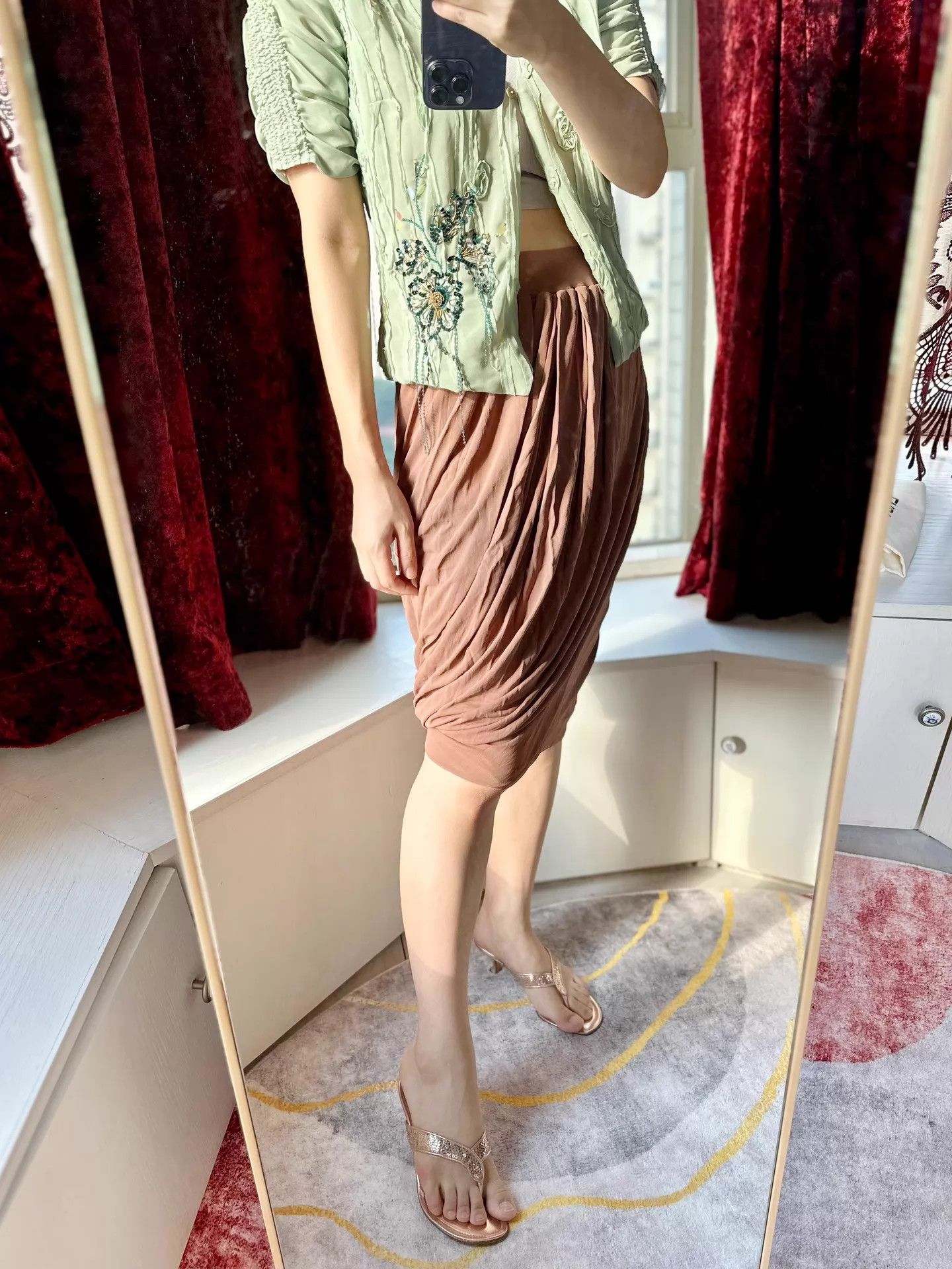Jean Paul Gaultier JPG Women's Elastic Waist Skirt New French 36 Size 25" / US 0 / IT 36 - 3 Thumbnail