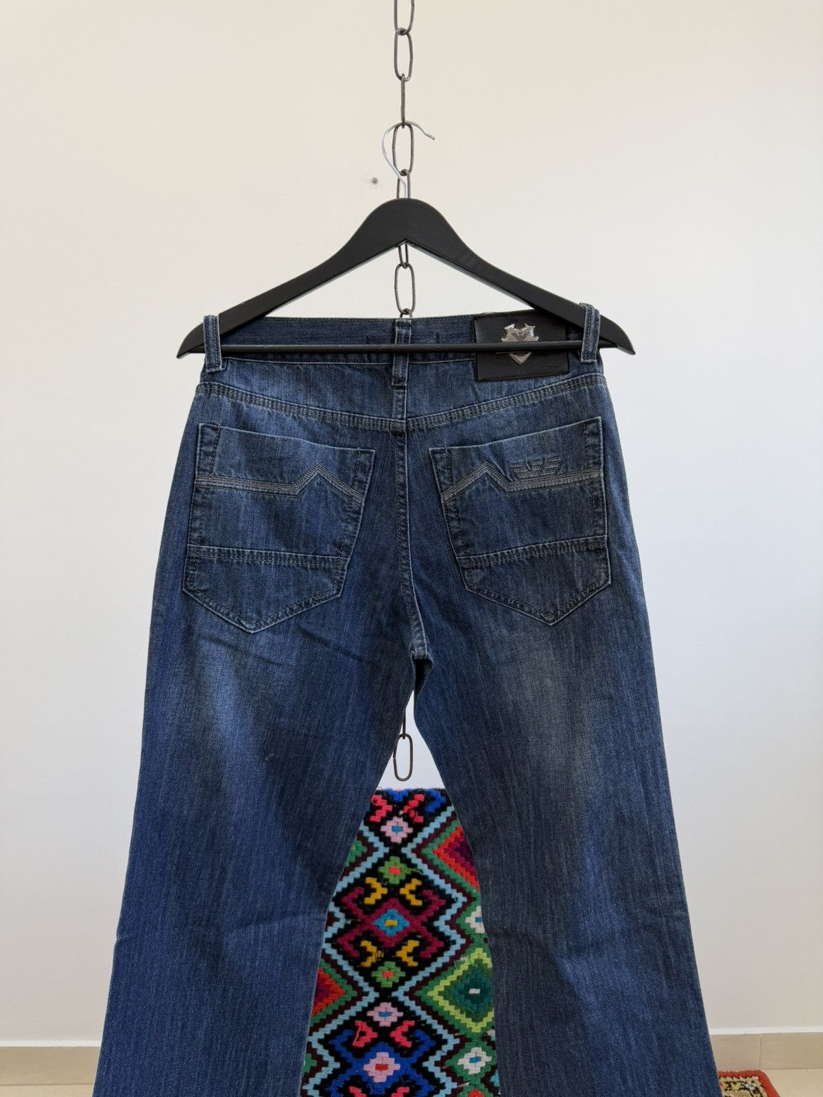 Hedi Slimane Vintage Dior Hedi Slimane Style Washed Denim Jeans Size US 30 / EU 46 - 1 Thumbnail