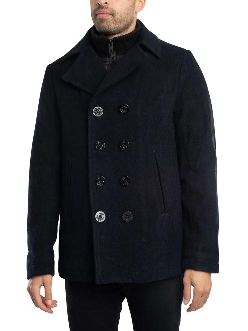 Schott Vintage Schoot Made In USA Peacoat Jacket Size US M / EU 48-50 / 2 - 9 Thumbnail