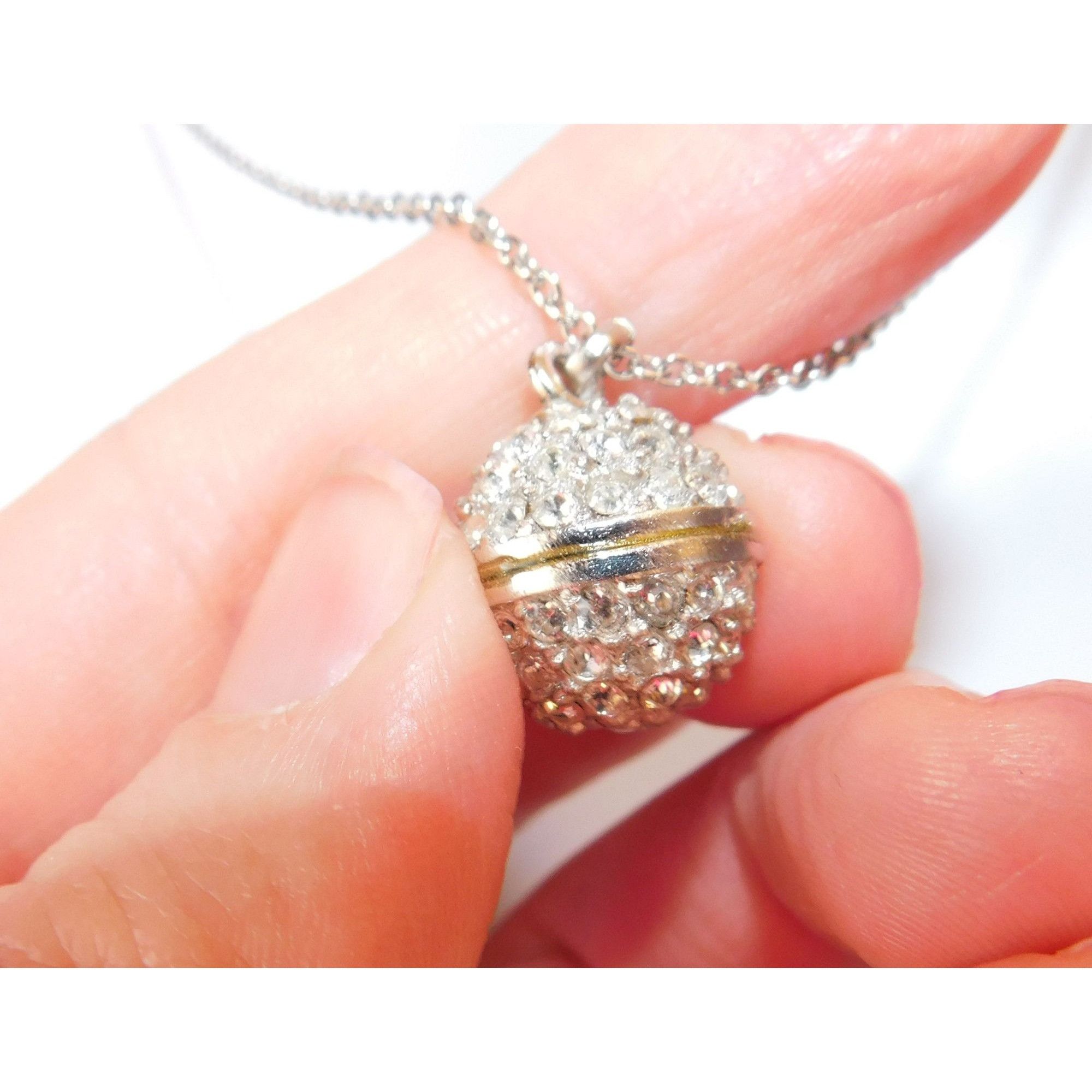 Other Rhinestone Orb Necklace Size ONE SIZE - 1 Thumbnail