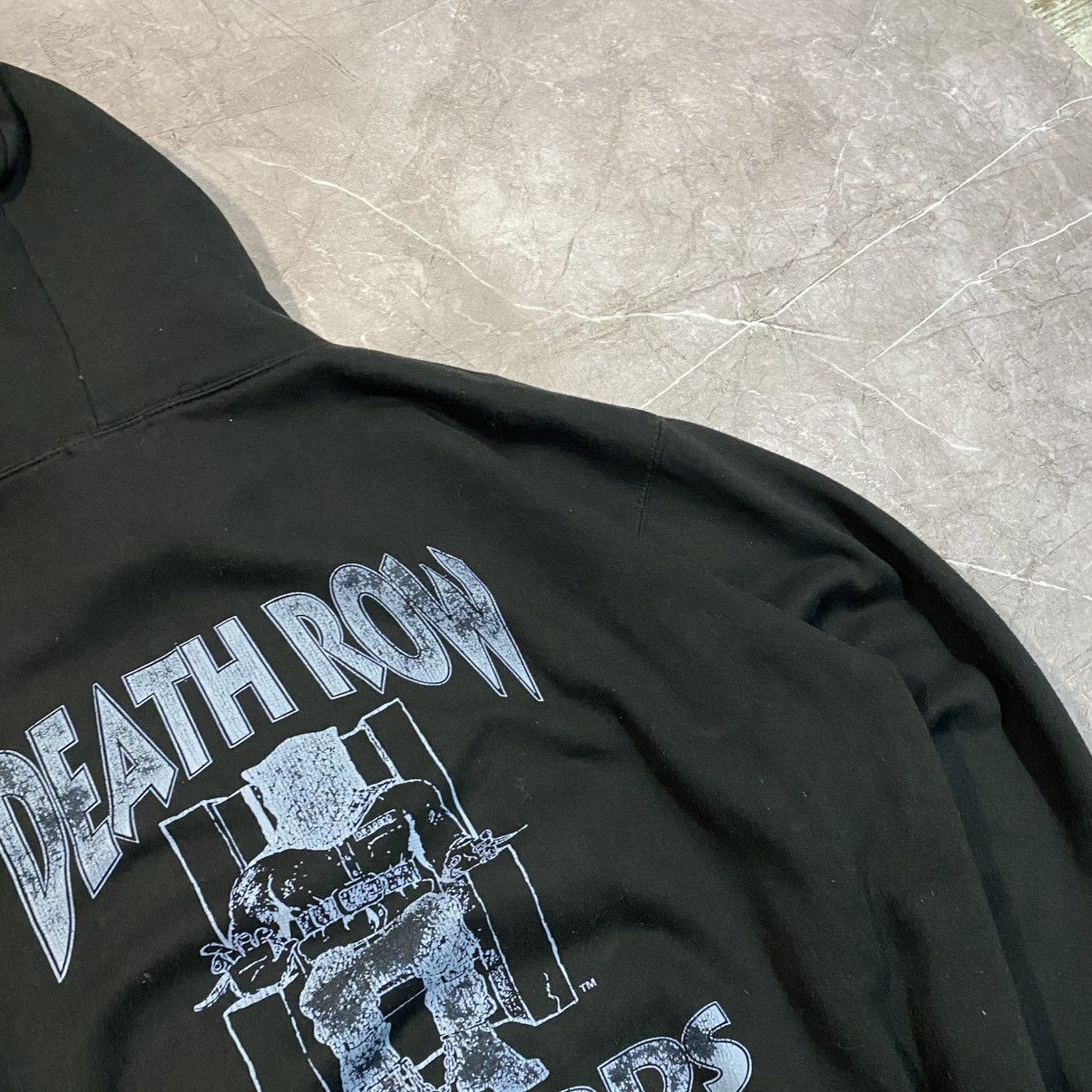 Band Tees VINTAGE DEATH ROW RECORDS BIG LOGO HOODIE 00s Size US XL / EU 56 / 4 - 3 Thumbnail