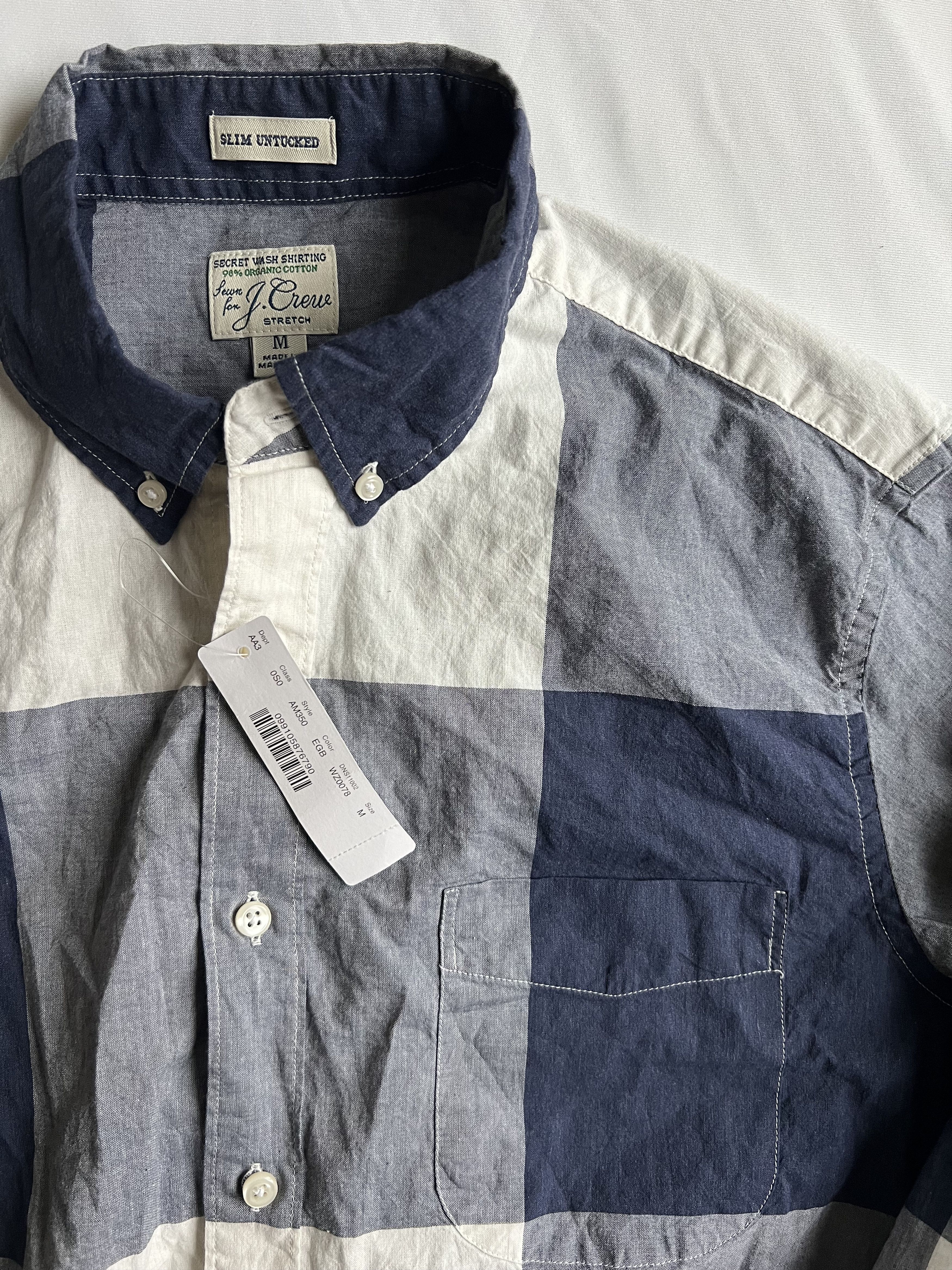 J.Crew J. Crew Lightweight Button Up Shirt slim fit untucked small Size US S / EU 44-46 / 1 - 2 Thumbnail
