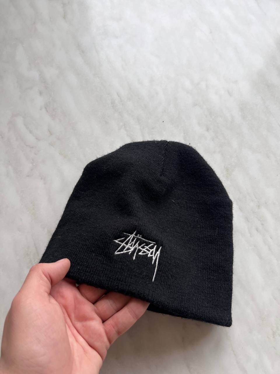 Stussy 90s Vintage Stussy Black Beanie Hat Graffiti logo Size ONE SIZE - 2 Thumbnail