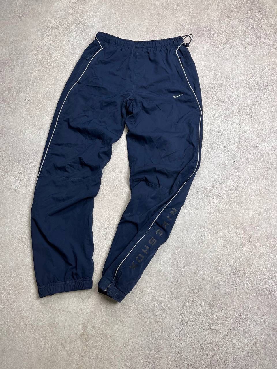 Nike × Vintage Vintage Nike Shox Baggy Nylon Trackpants Y2K S Size US 31 - 2 Thumbnail