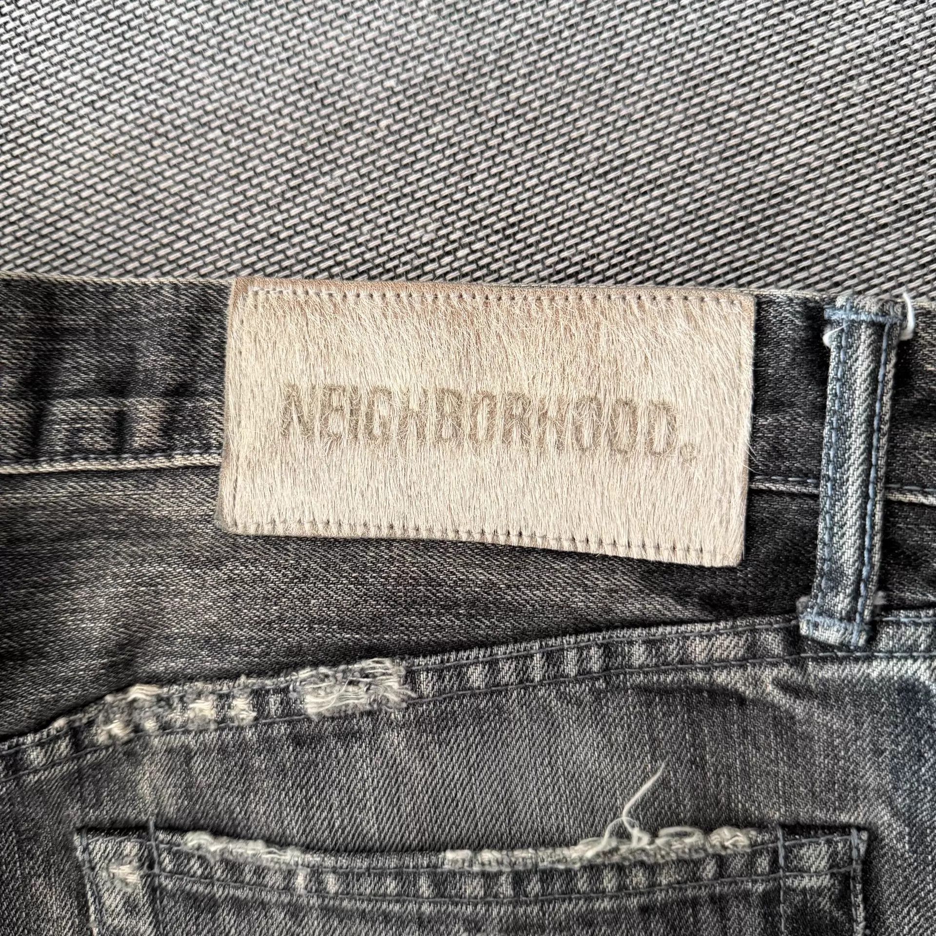 Neighborhood Neighborhood 21aw Dp-Mid Washed Black Denim Jeans Size US 34 / EU 50 - 6 Thumbnail