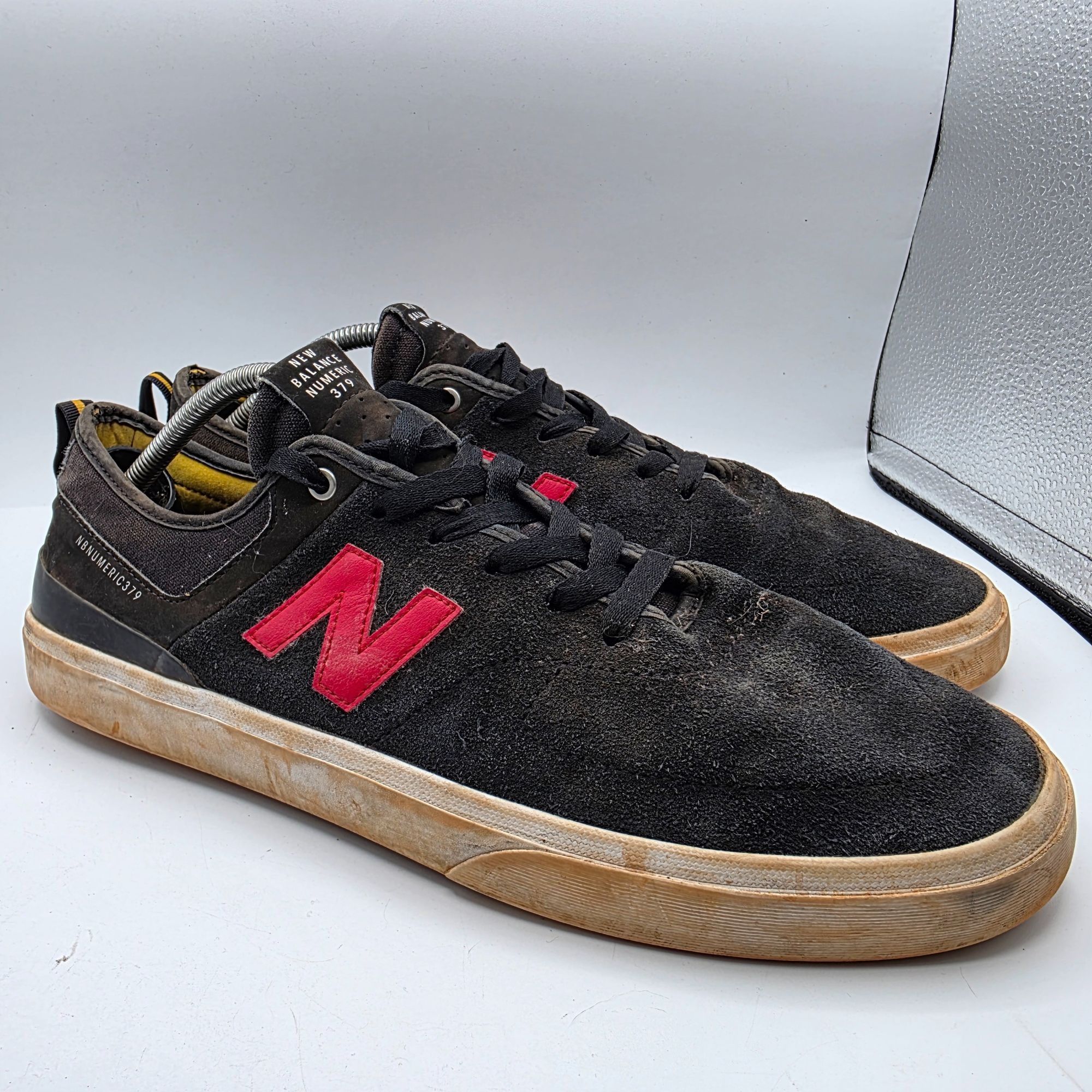 New Balance New Balance Numeric 379 Mens Size 13 Black Red Sneaker Shoes Size US 13 / EU 46 - 1 Thumbnail