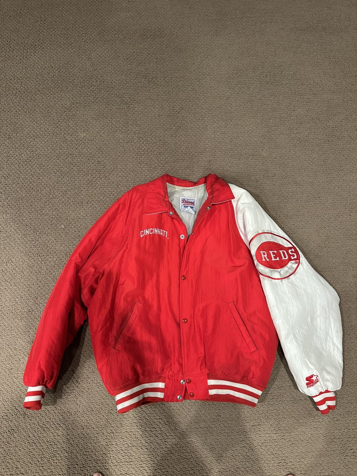 Starter Cincinnati Reds MLB Starter Jacket Size US XL / EU 56 / 4 - 1 Thumbnail