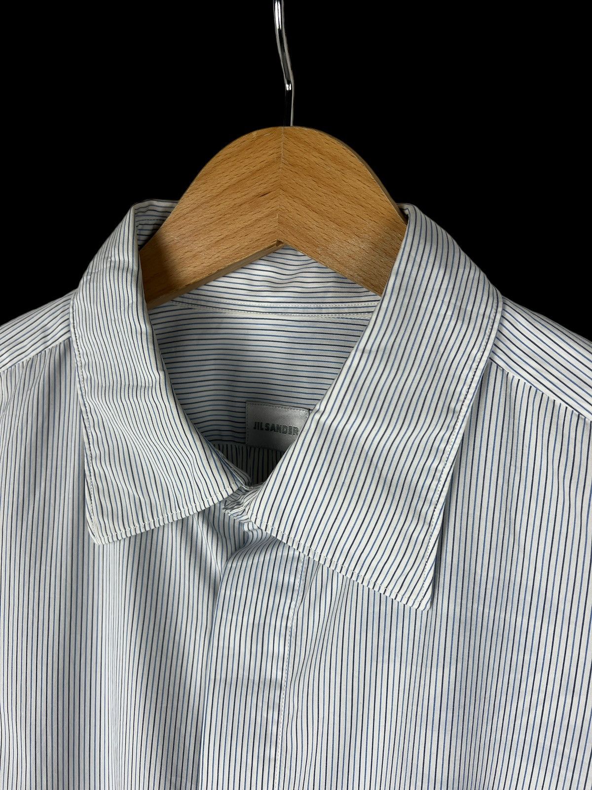 Jil Sander Jil Sander Stripes Button Up Shirt Size US L / EU 52-54 / 3 - 6 Thumbnail