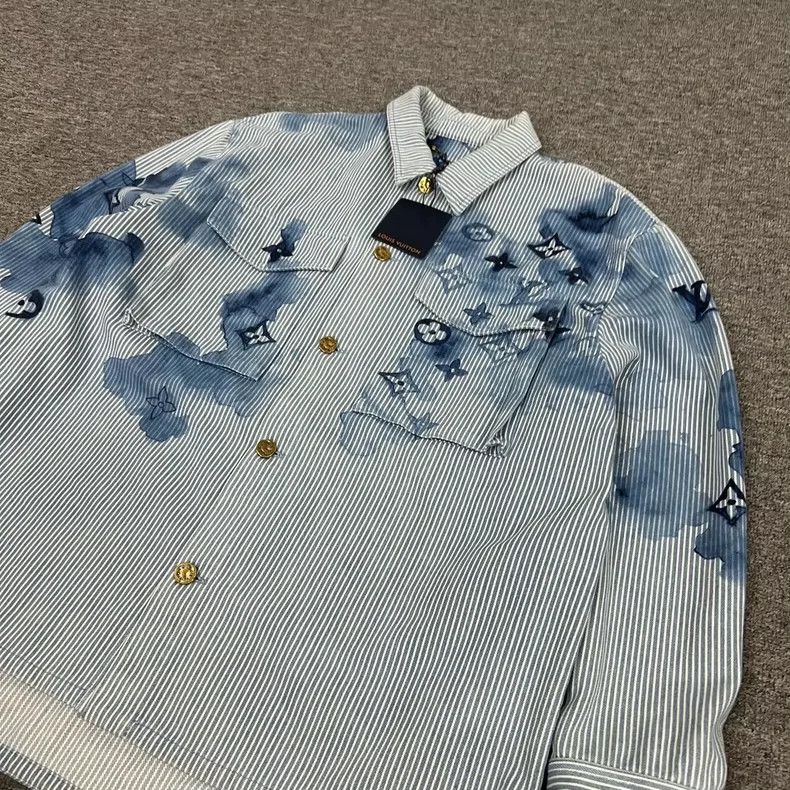 Louis Vuitton Louis Vuitton Ink denim jacket 2505-Nextarrow Size US XXL / EU 58 / 5 - 3 Thumbnail