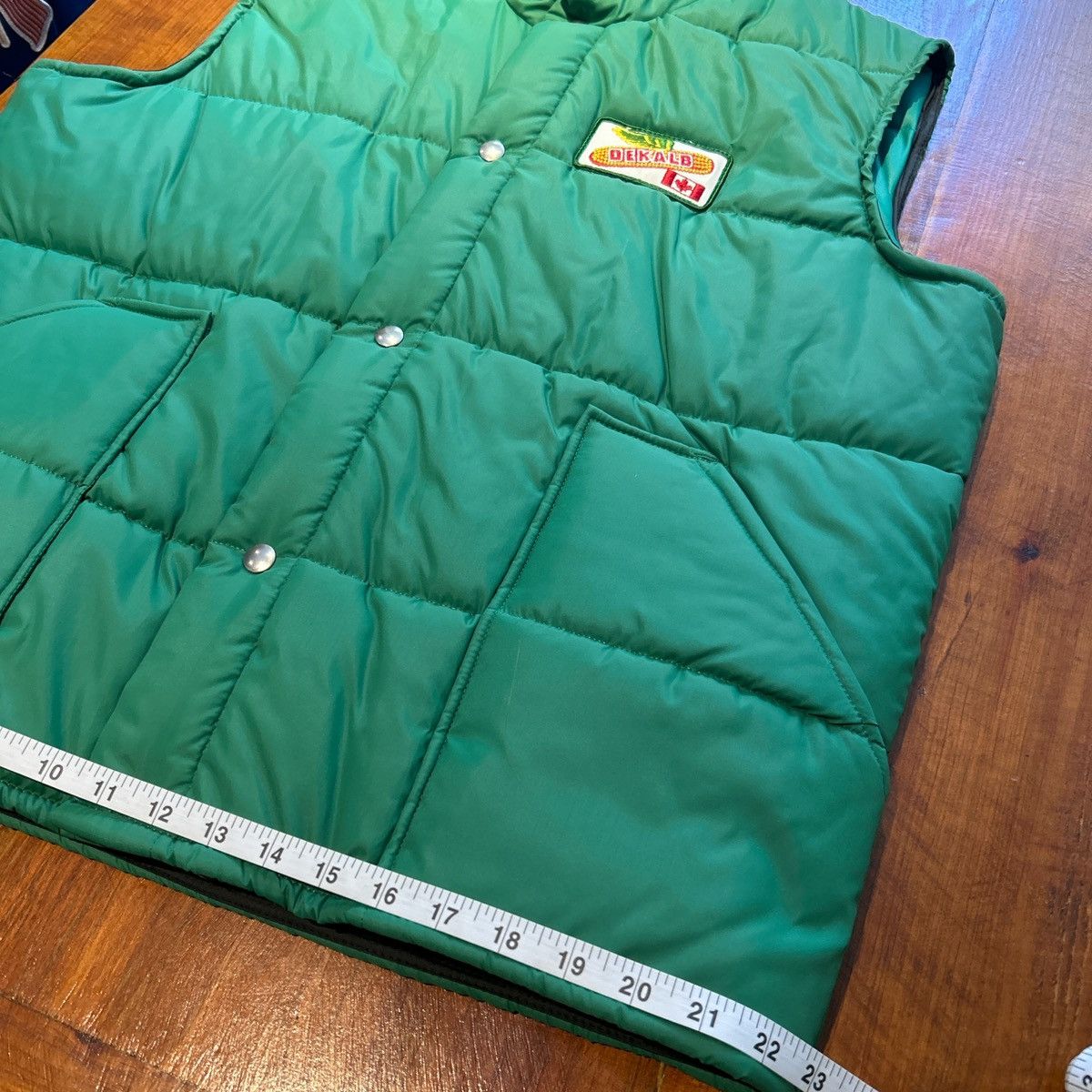 Other Vintage 80s Green Puffer Vest Size US L / EU 52-54 / 3 - 5 Thumbnail