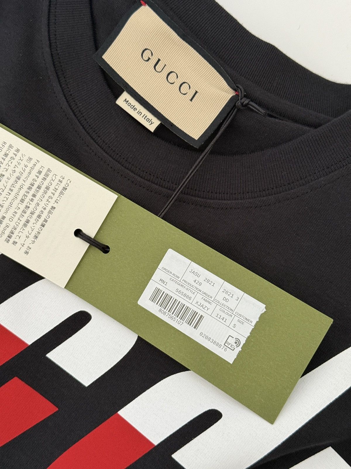 Gucci Bnwt Gucci Logo Blade Printed Crewneck T-Shirt size Small Size US S / EU 44-46 / 1 - 7 Thumbnail