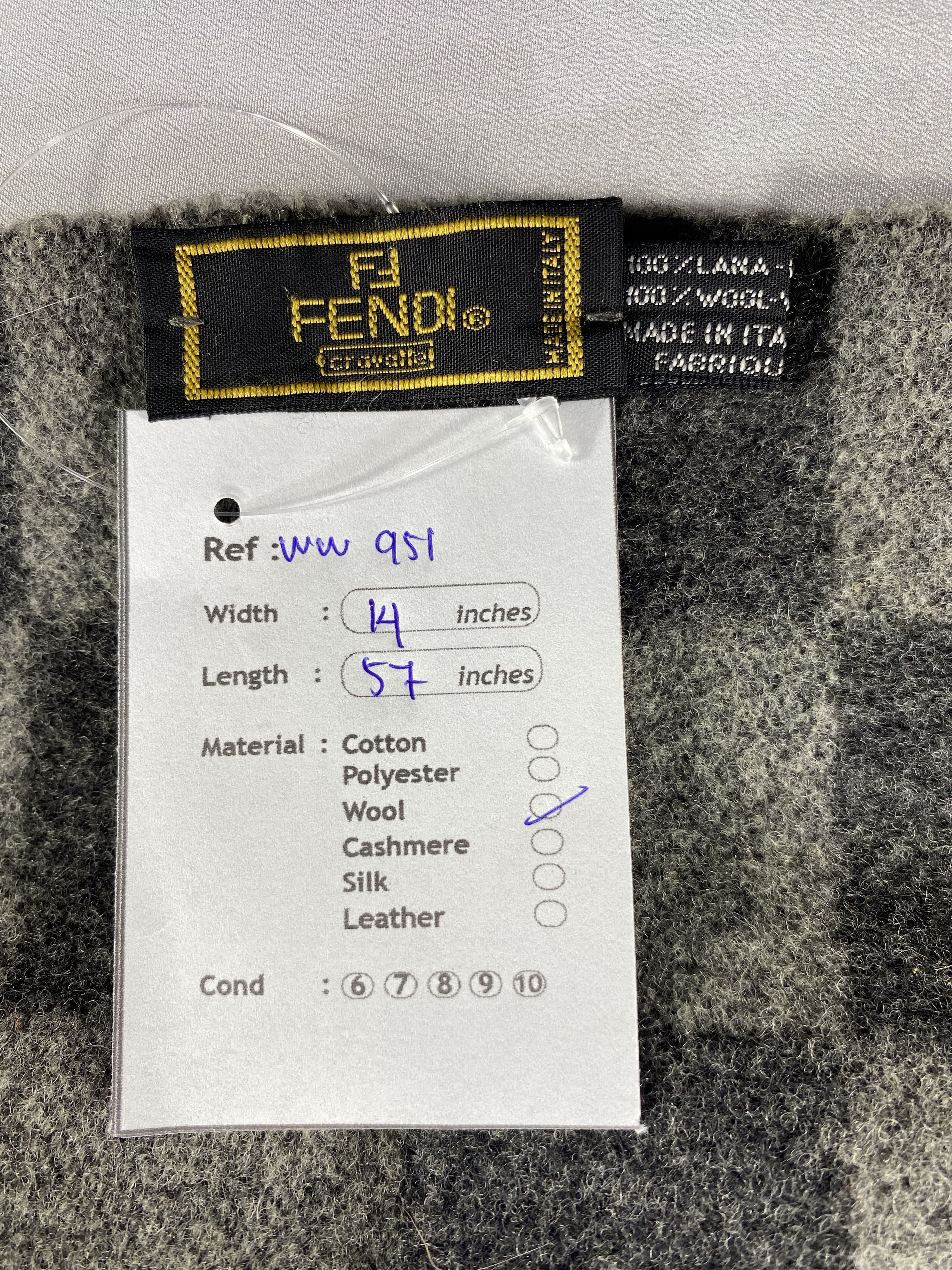 Fendi × Vintage Fendi Scarf / Muffler / Neckwear Size ONE SIZE - 7 Thumbnail