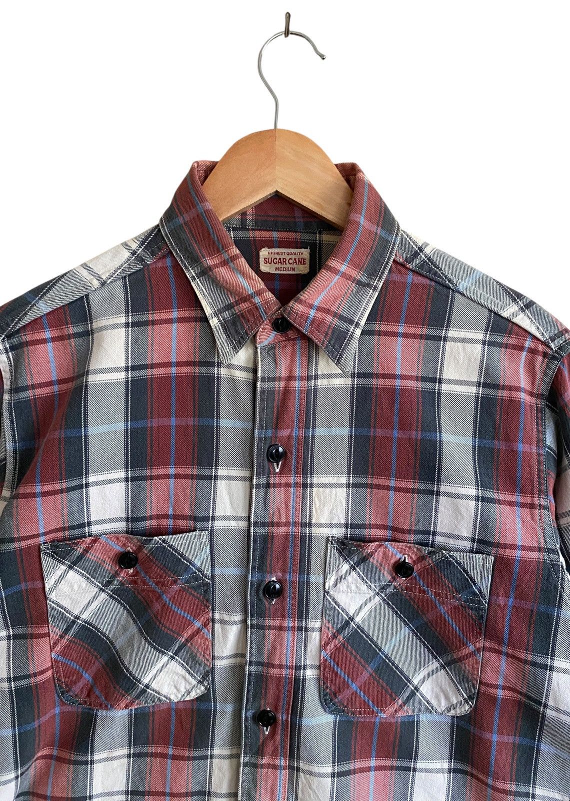 Sugar Cane Vintage Japanese Brand Sugar Cane Checkered Shirt 2000s Size US M / EU 48-50 / 2 - 3 Thumbnail