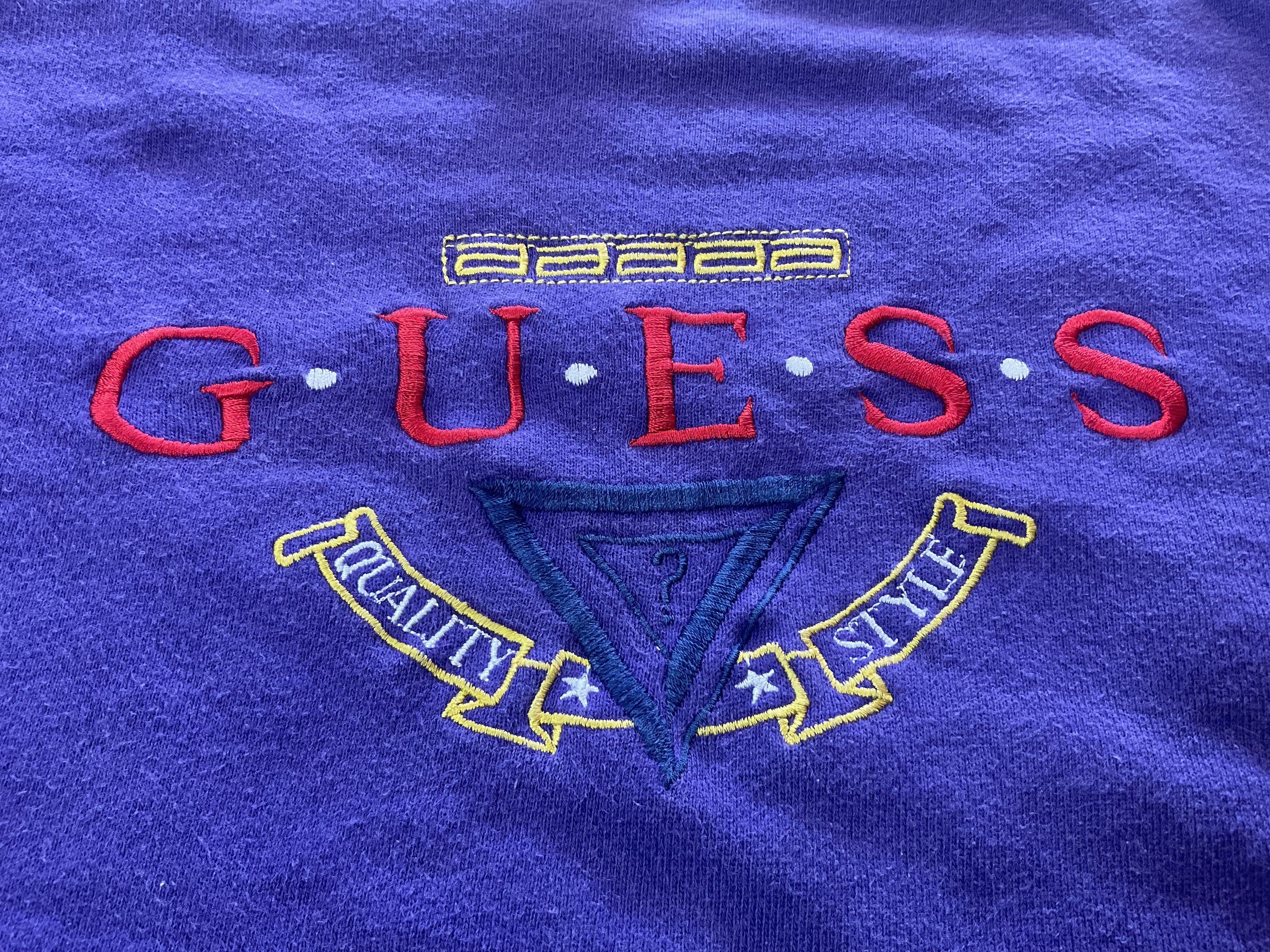 Guess Vintage Guess Sweatshirt Crewneck Logo & Letter Stitched Size US L / EU 52-54 / 3 - 4 Thumbnail