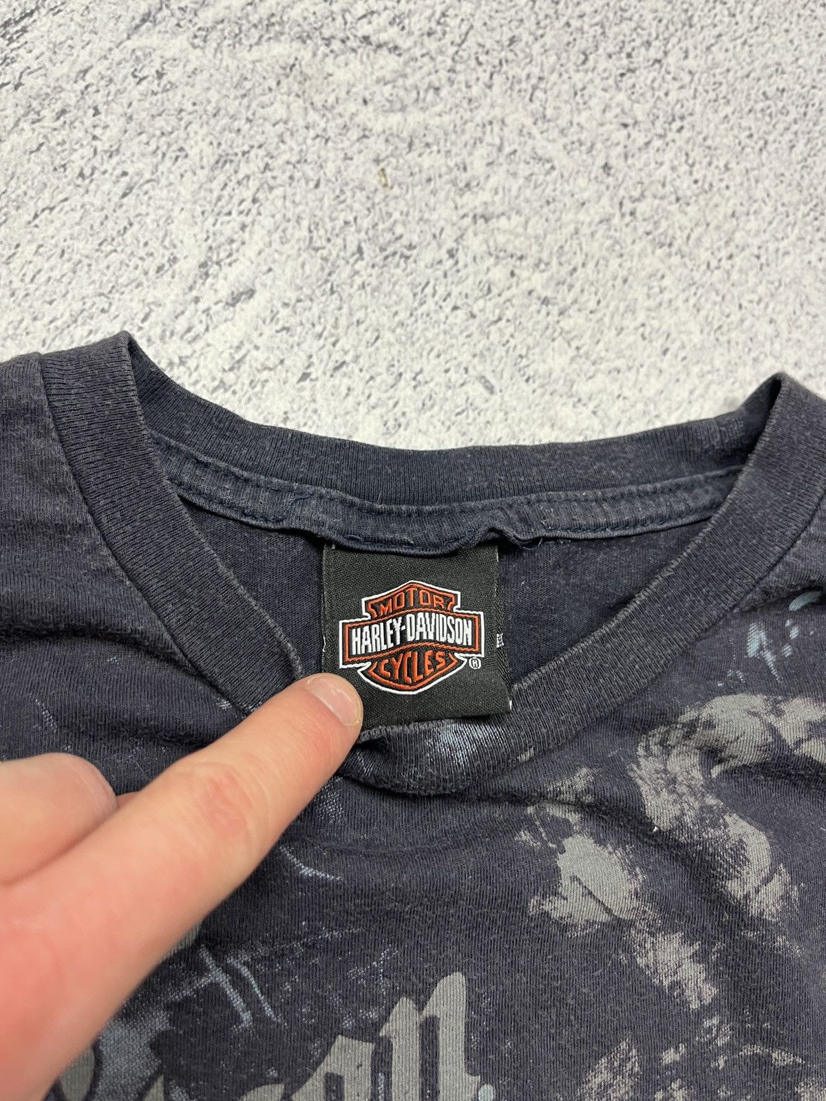 Harley Davidson Vintage 2009 Harley Davidson Switzerland Thun Tee Shirt Rare Size M / US 6-8 / IT 42-44 - 7 Thumbnail