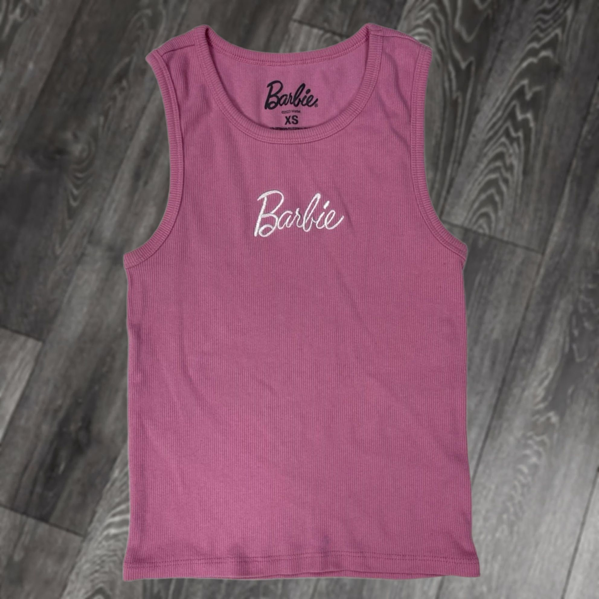 Vintage VINTAGE Barbie Crop Tank Top T-shirt Women XS Pink Size XS / US 0-2 / IT 36-38 - 1 Thumbnail