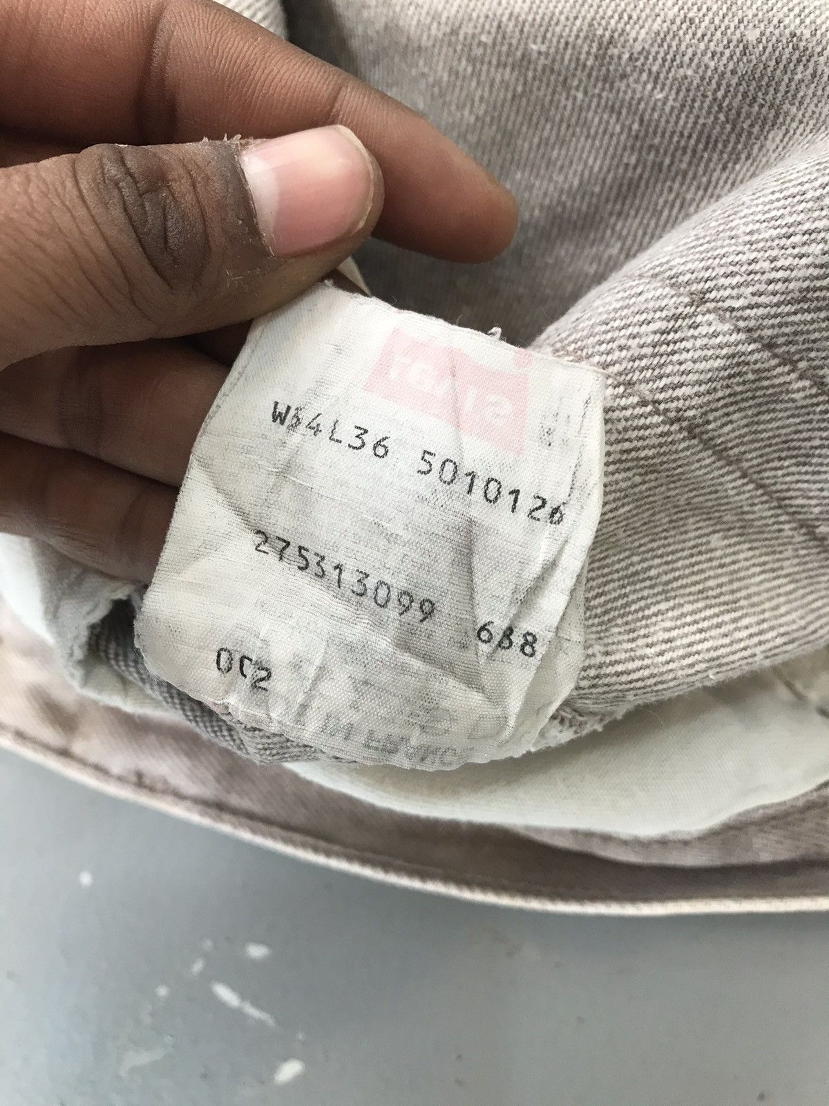 Levi's × Vintage Rare 90s sunfade levis 501 paper tag denim Size US 34 / EU 50 - 6 Thumbnail