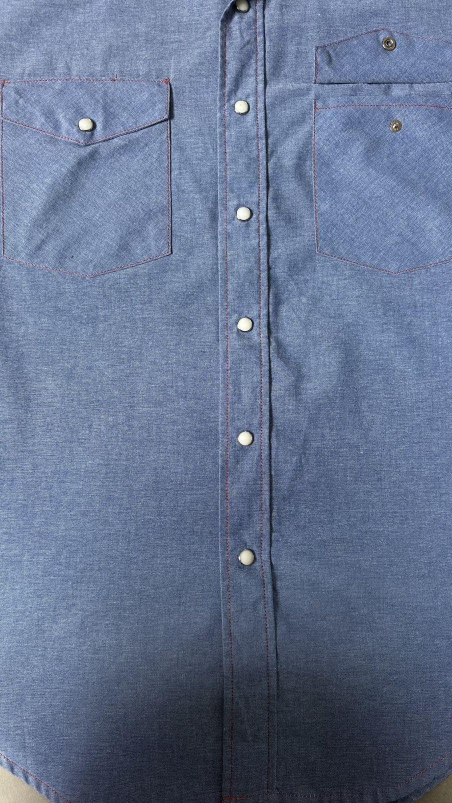Vintage VINTAGE COWBOY CHAMBRAY SHIRT Size US M / EU 48-50 / 2 - 6 Thumbnail