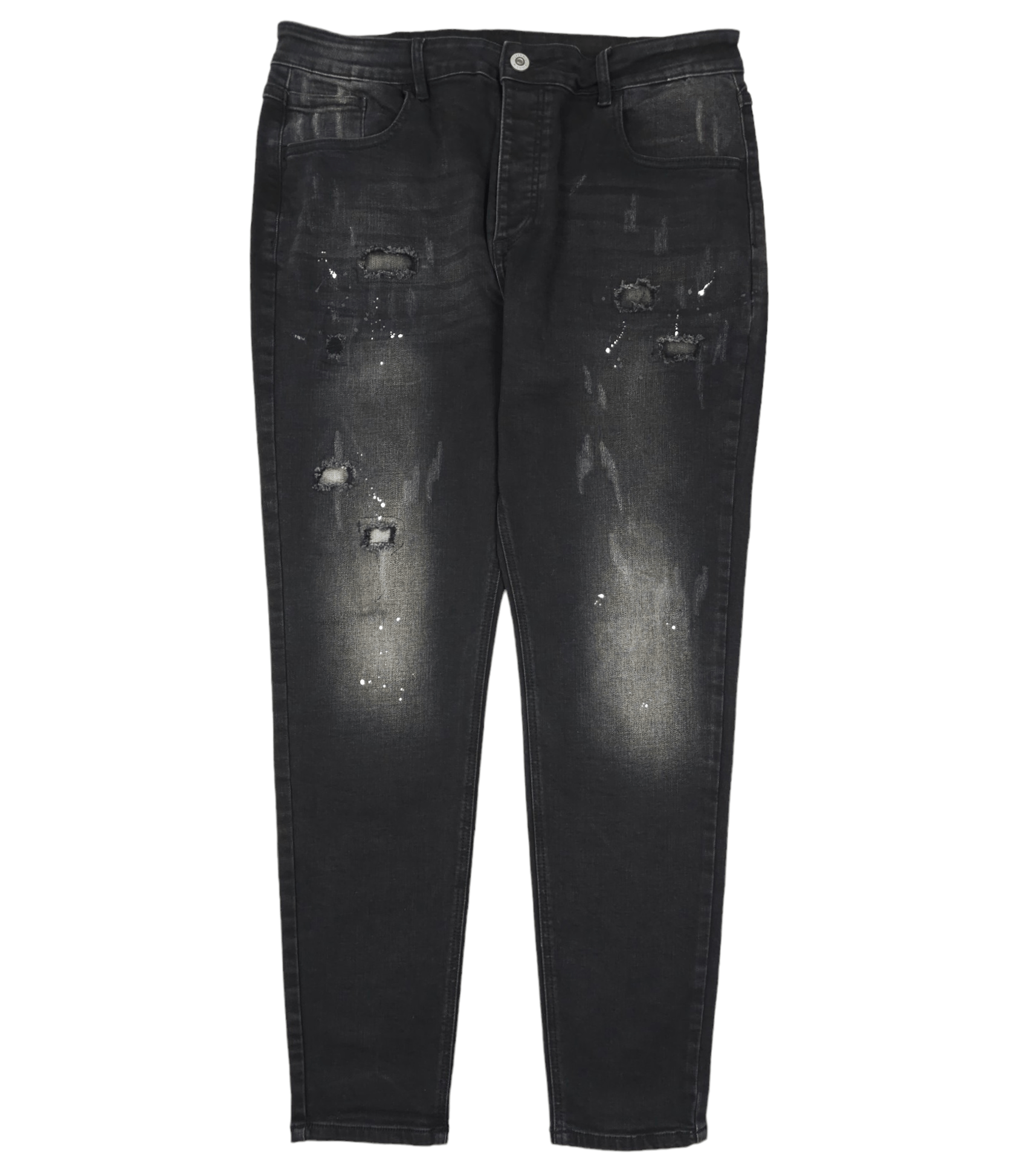 Designer 💎 38/32 Ripped Distressed Amiri Style Painter Denim Jeans Size US 38 / EU 54 - 1 Thumbnail