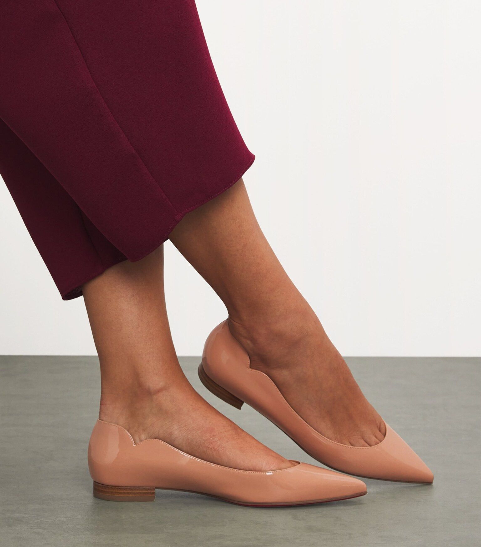 Christian Louboutin oc11z0625 Flats in Beige Size US 10 / IT 40 - 3 Thumbnail