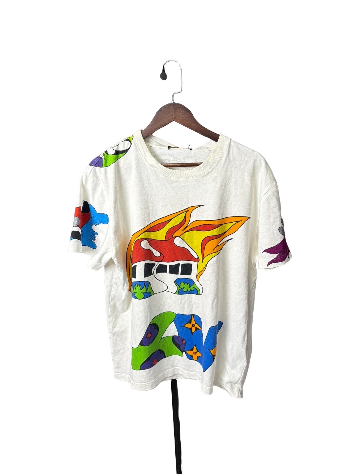 Louis Vuitton Louis Vuitton Cartoon Hotel Print T-Shirt L Size US L / EU 52-54 / 3 - 1 Thumbnail