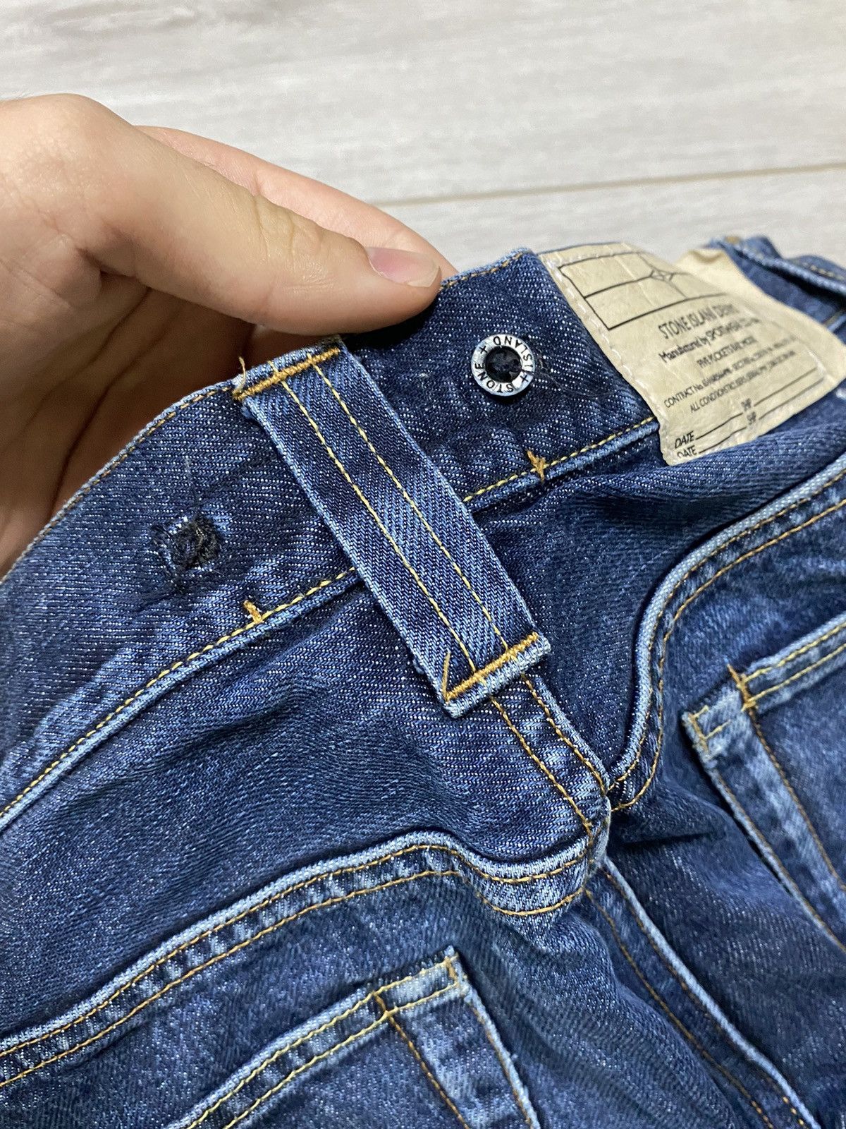 Stone Island Stone Island Denim Dark Blue Jeans buttons Size US 28 / EU 44 - 4 Thumbnail