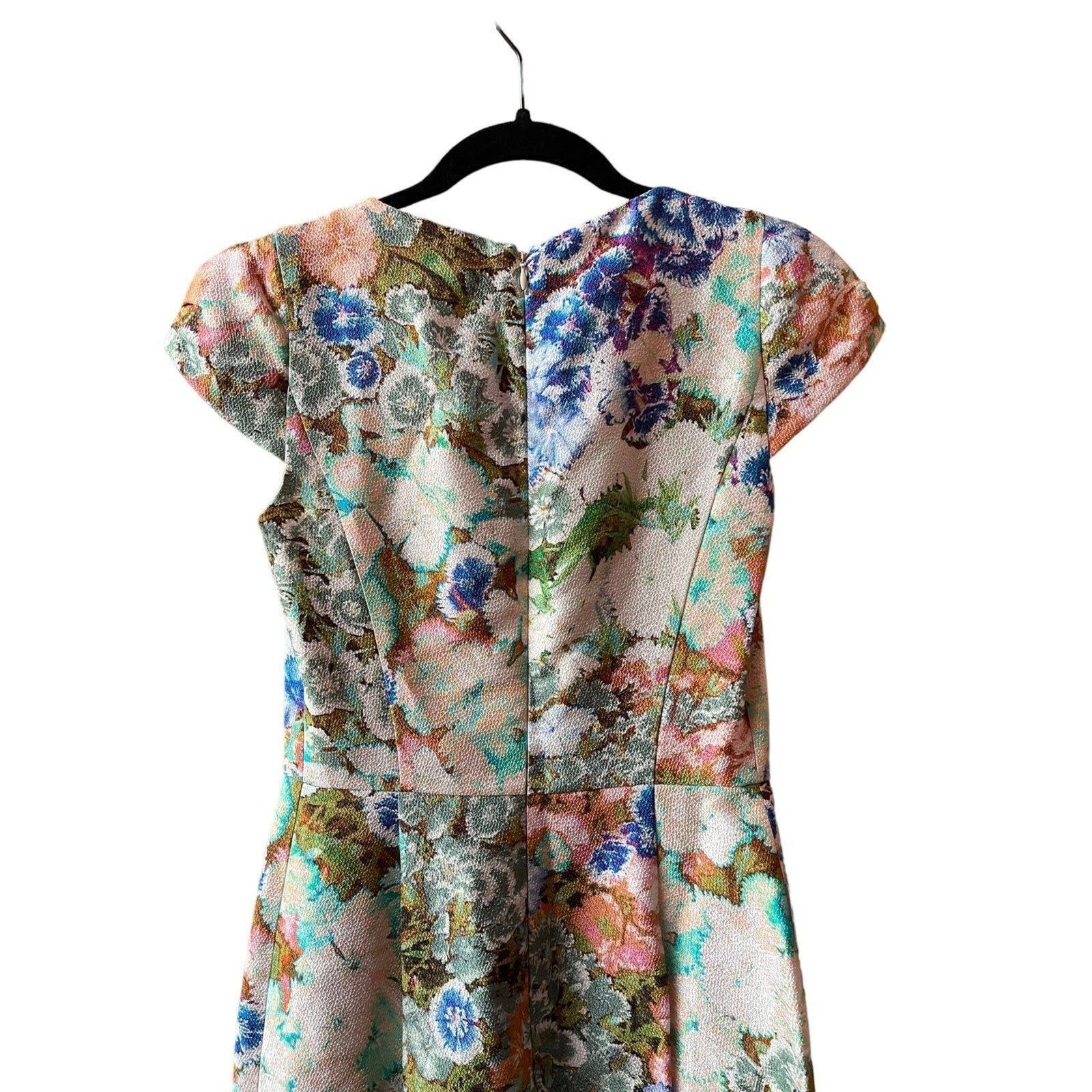 Etro ETRO Floral Print Knee-Length Dress Size 40 Size S / US 4 / IT 40 - 5 Thumbnail