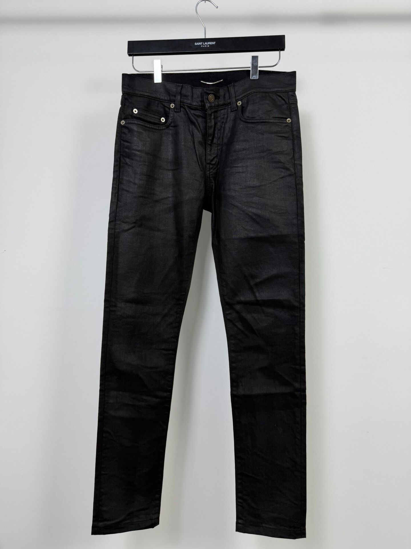 Saint Laurent Paris Saint Laurent Black Denim Pants Size US 30 / EU 46 - 1 Thumbnail