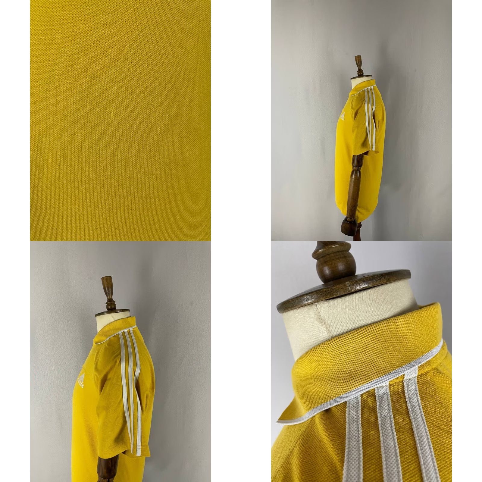 Adidas Adidas Polo Shirt Mens Size M Yellow Golf Short Sleeve Cotton Collared Button Size US M / EU 48-50 / 2 - 8 Thumbnail