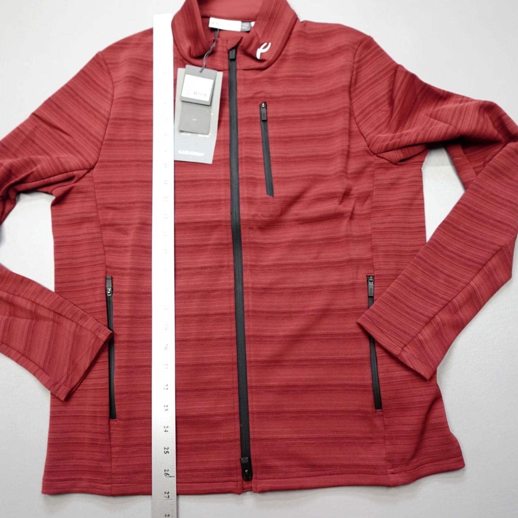 KJUS KJUS Golf Jacket Colton Midlayer Cedar Red Men's Regular Fit Size S (48) 79 Size US S / EU 44-46 / 1 - 7 Thumbnail