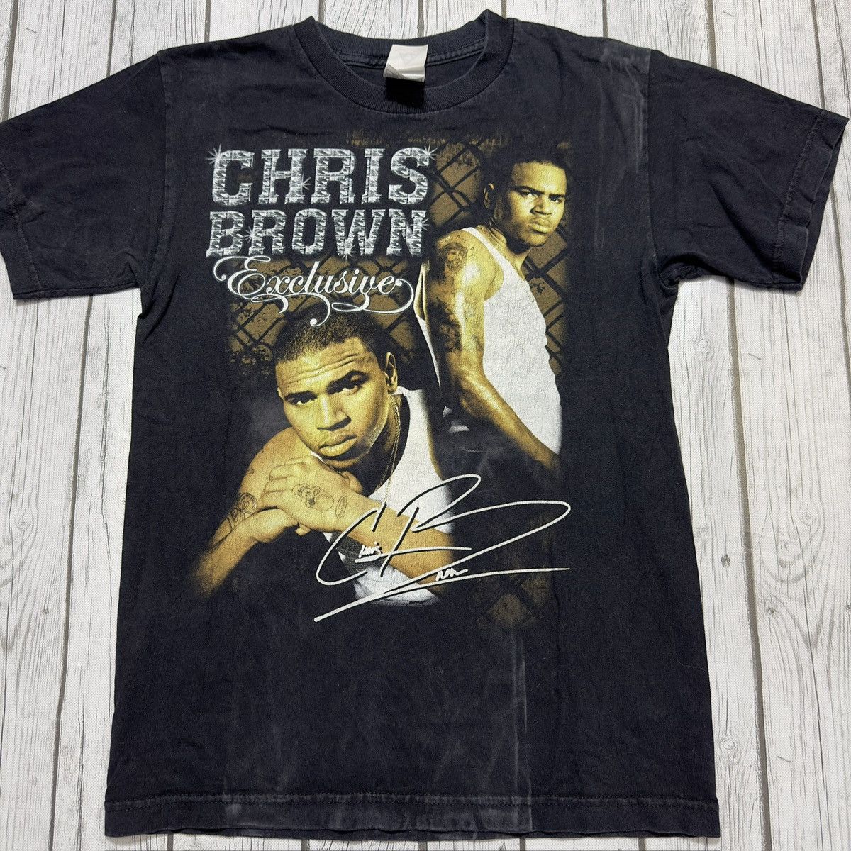 Alstyle × Rap Tees Chris Brown tee Size US S / EU 44-46 / 1 - 3 Thumbnail