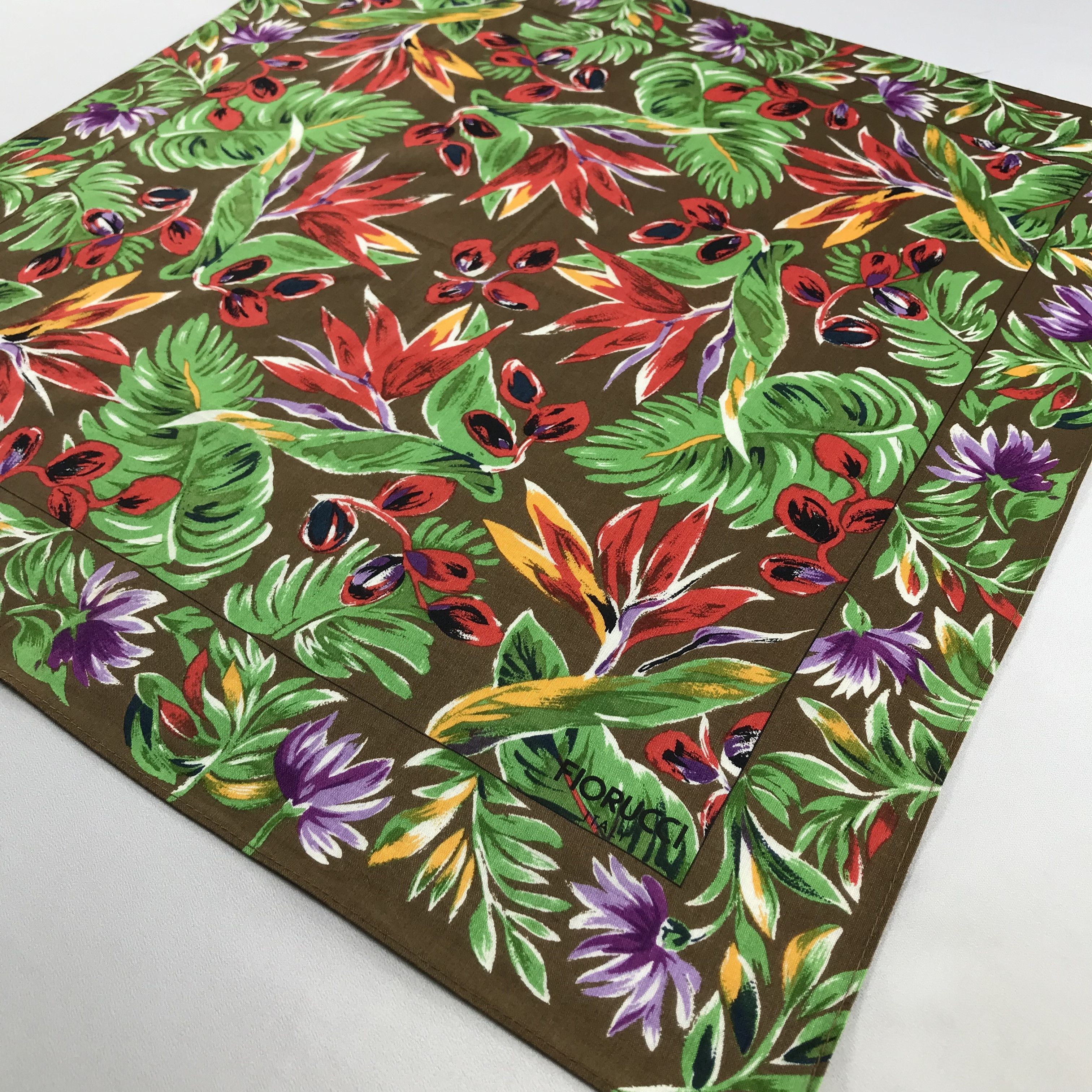 Fiorucci Fiorucci Handkerchief / Bandana / Neckerchief C606 Size ONE SIZE - 4 Thumbnail