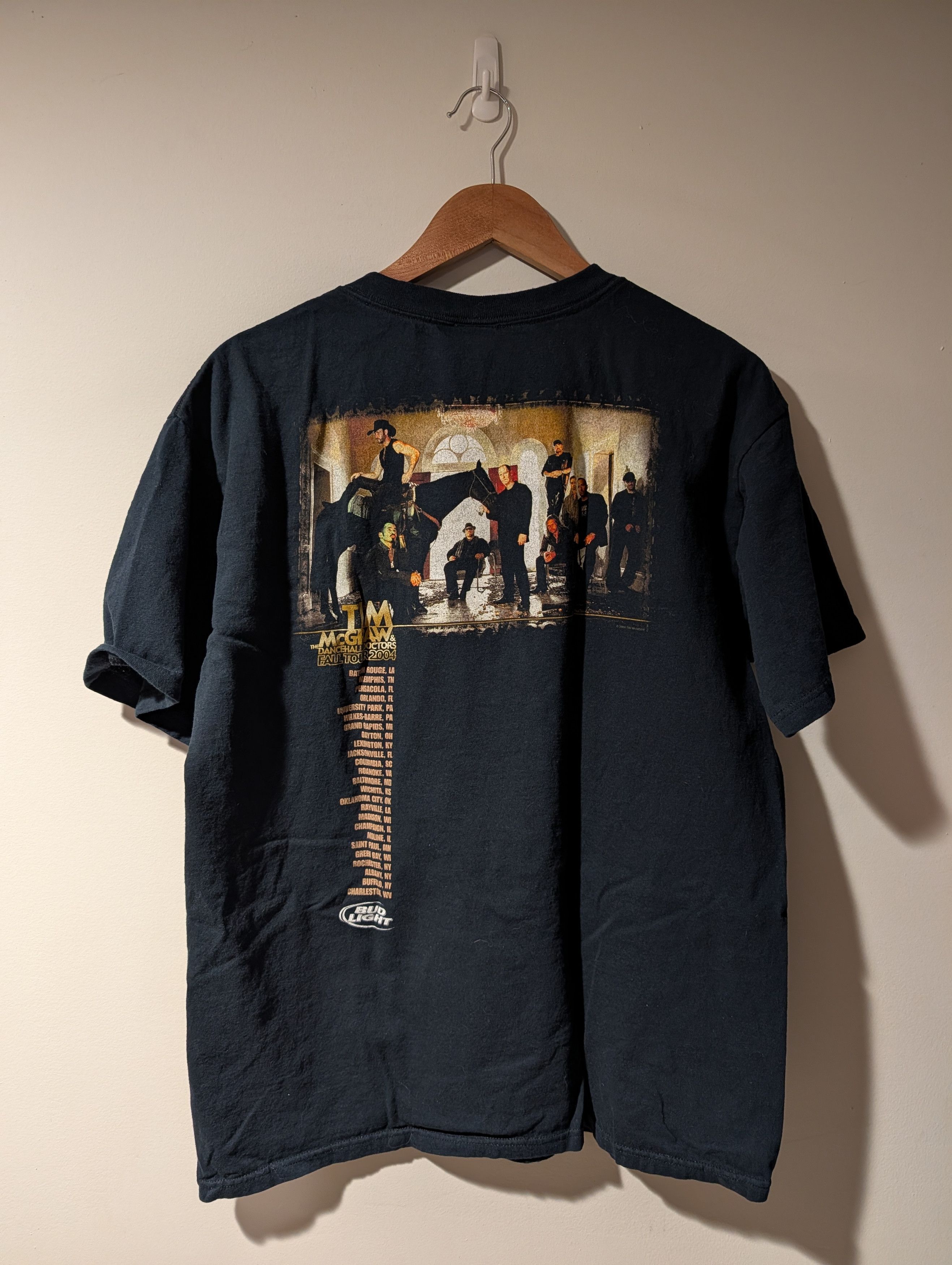 Band Tees Vintage 2004 Tim McGraw Hance Hall Doctors Tour T-Shirt Size US L / EU 52-54 / 3 - 5 Thumbnail