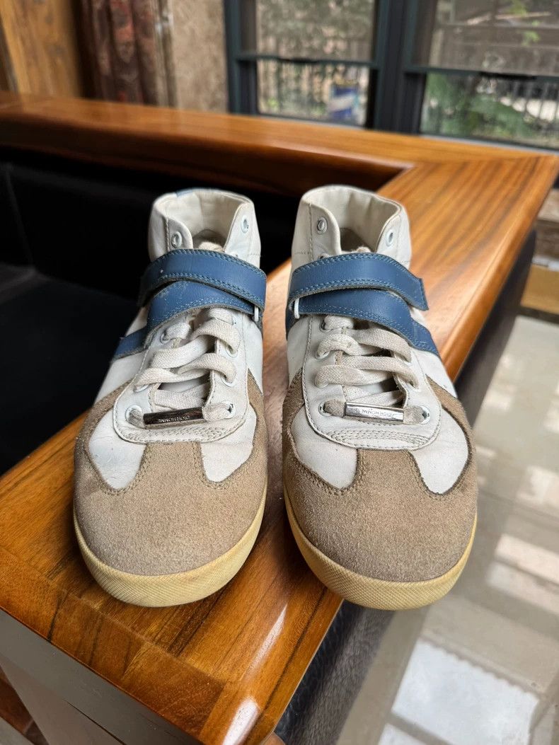 Dior Dior Blue-tailed high-tops with lacing in show German trai Size US 7 / EU 40 - 3 Thumbnail