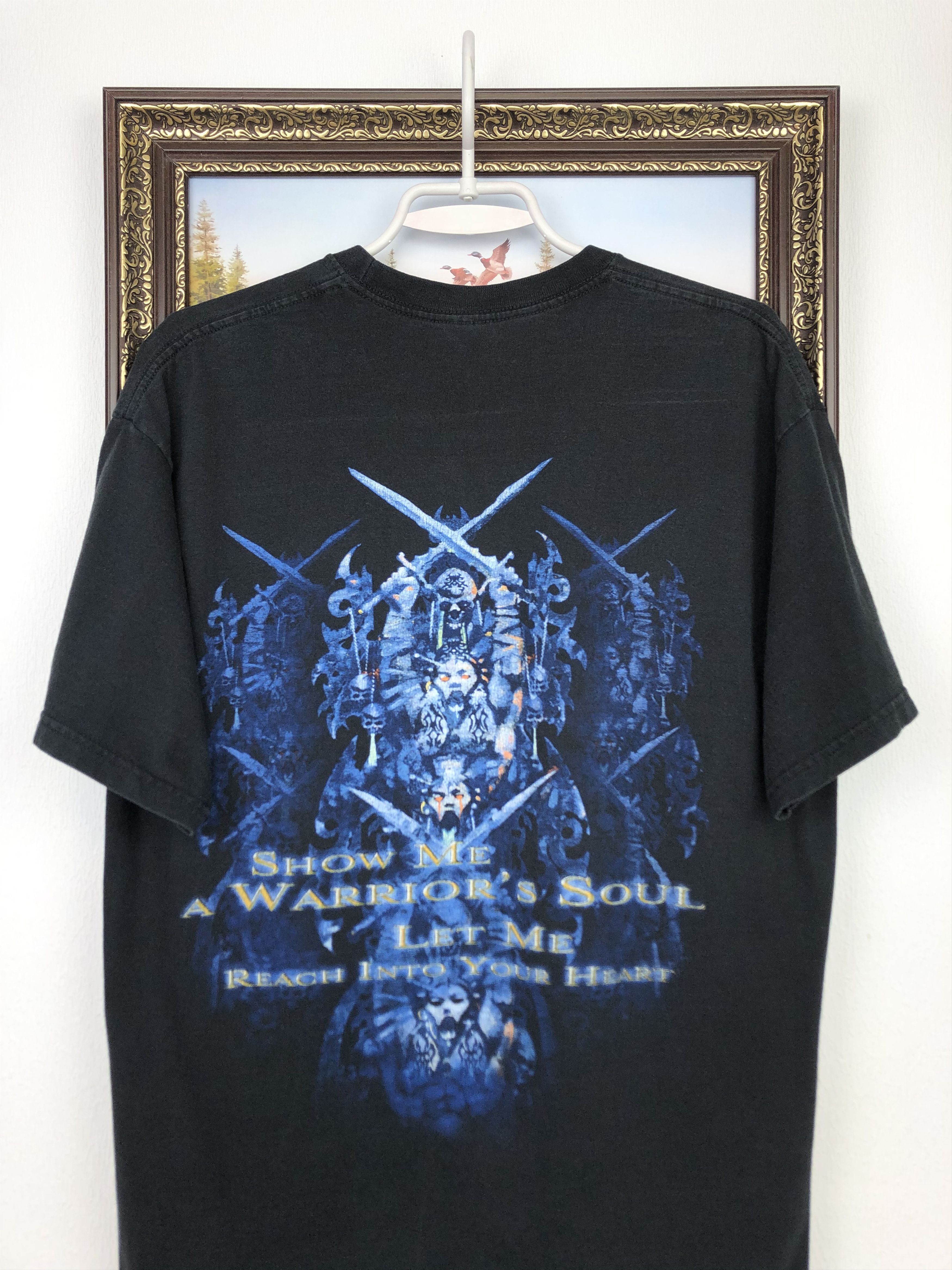 Band Tees Vintage DORO Band Shirt Warrior Soul Over Print Band Tee Size US M / EU 48-50 / 2 - 8 Thumbnail