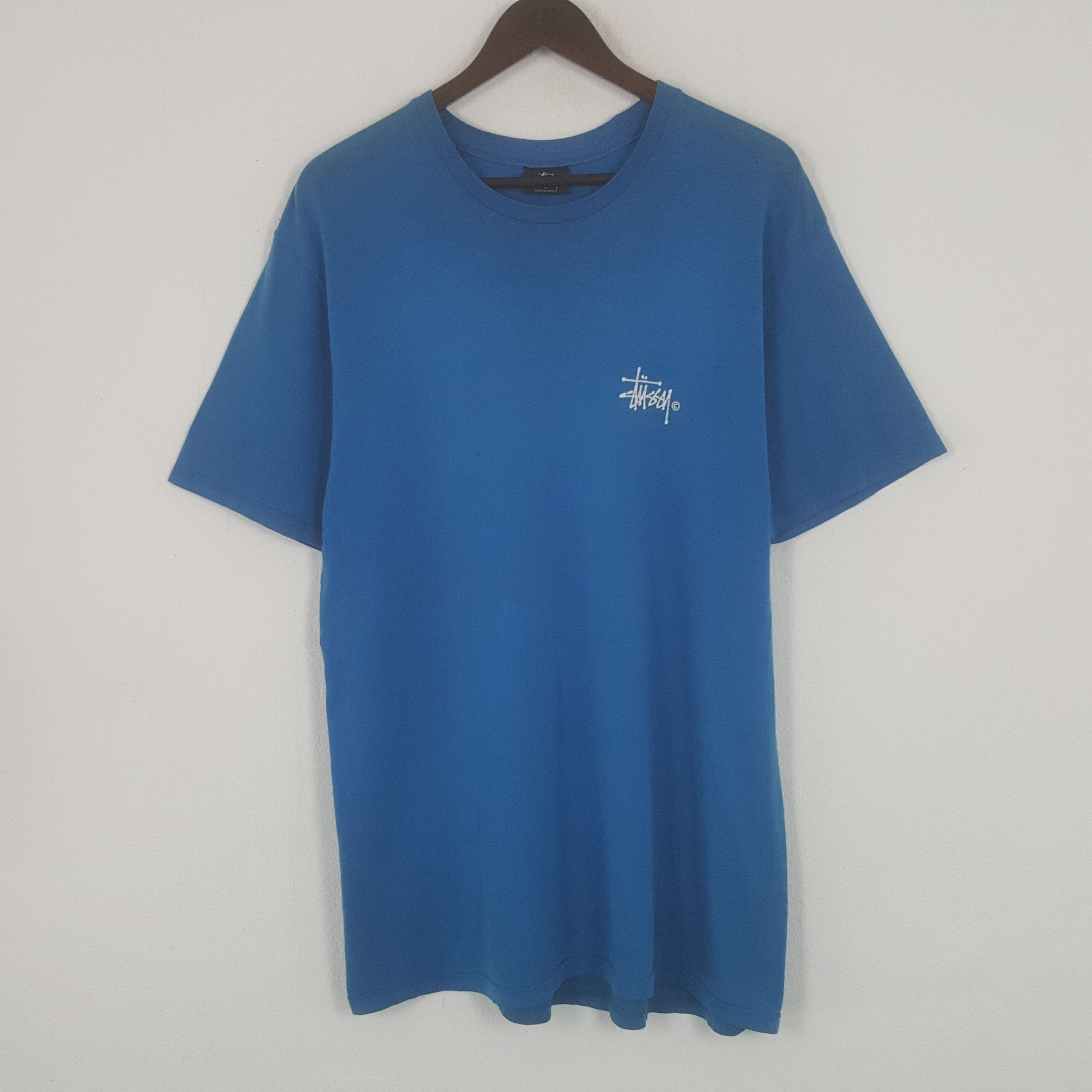 Stussy × Vintage Vintage Stussy Big Logo Tshirt Size US L / EU 52-54 / 3 - 3 Thumbnail