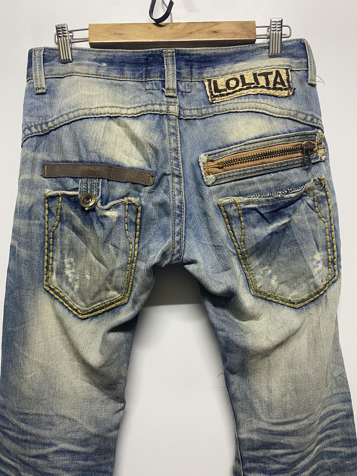 If Six Was Nine × Japanese Brand Japanese Brand Distressed Lolita Jeans Denim Pant Size US 32 / EU 48 - 5 Thumbnail