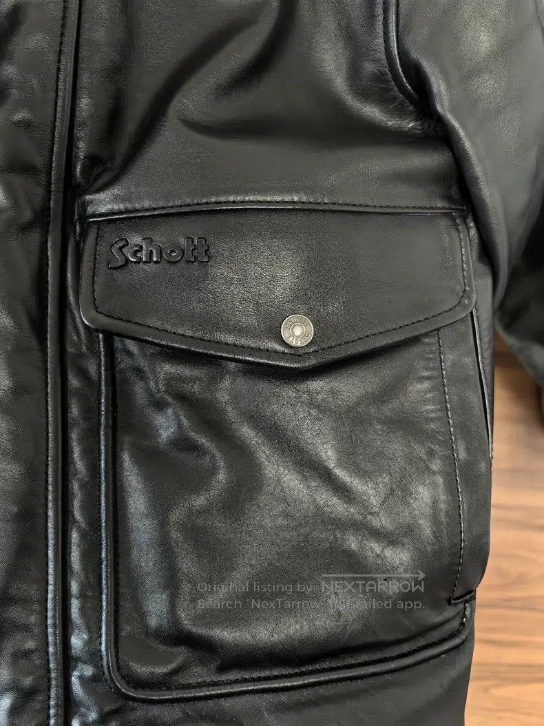 Schott Schott nyc black A2 leather jacket Size US S / EU 44-46 / 1 - 3 Thumbnail
