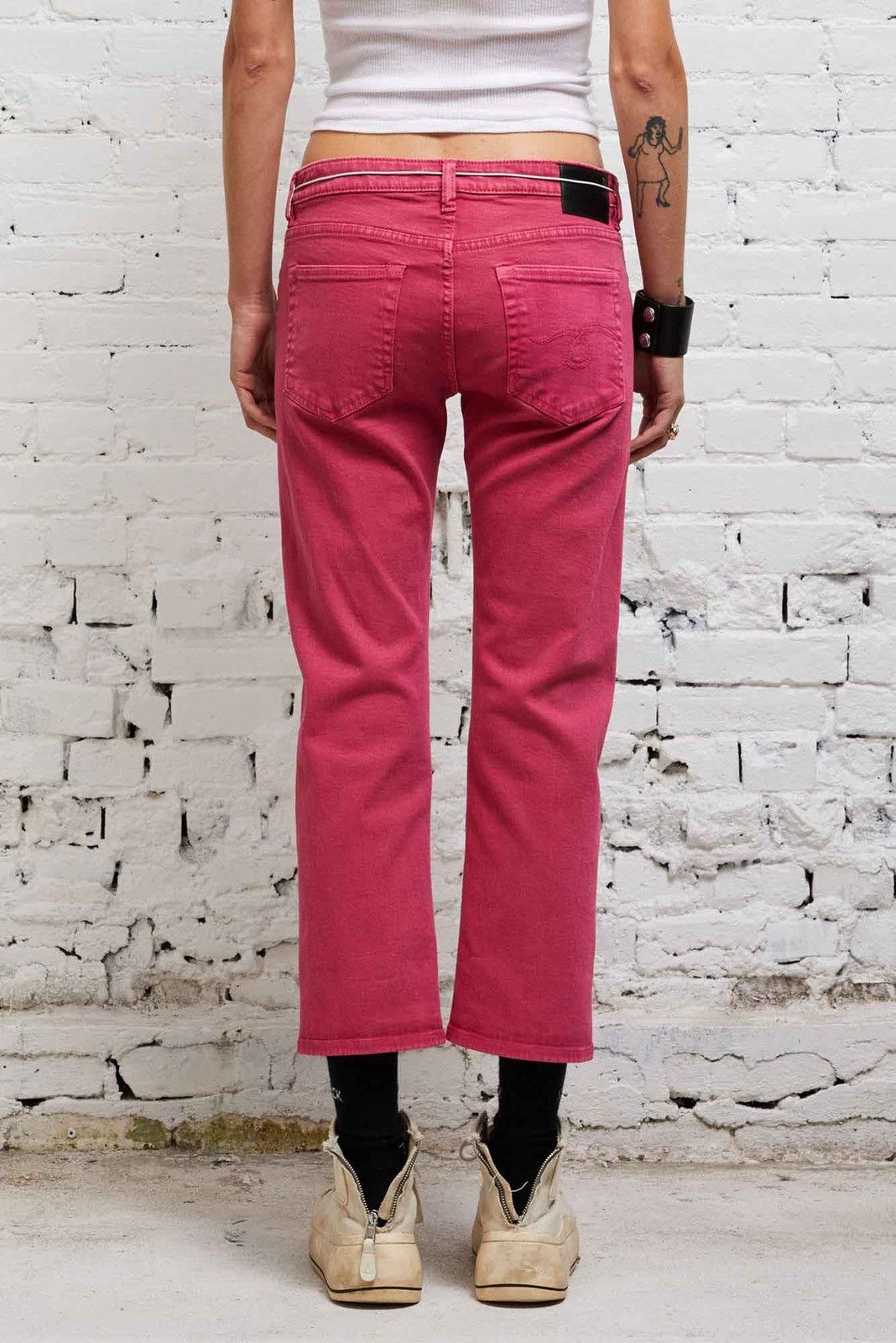 R13 R13 Boy Straight Vivid Pink. 24 Size 24" / US 00 / IT 34 - 5 Thumbnail