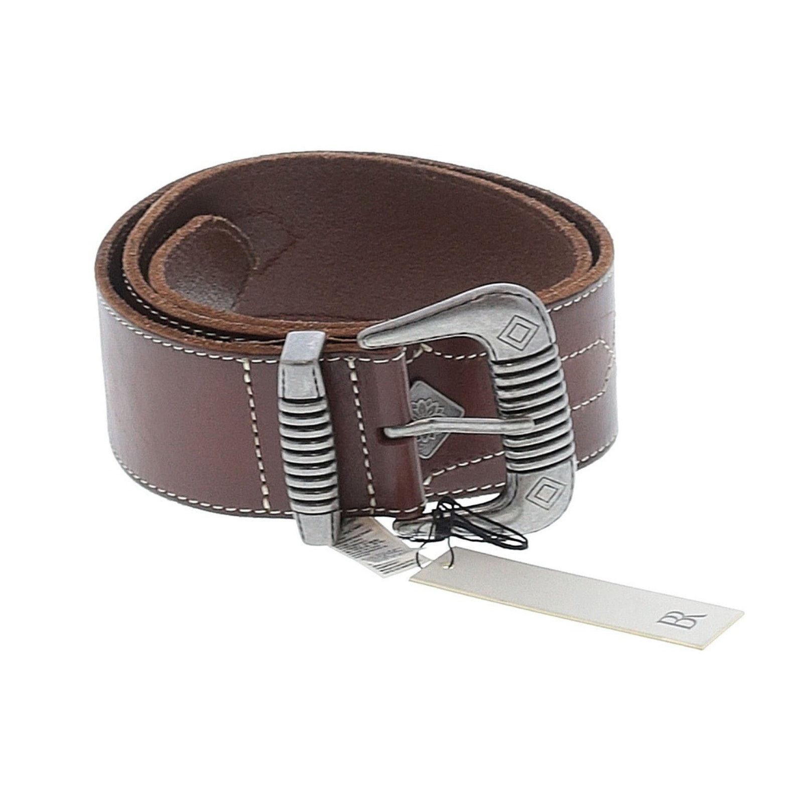 BANANA REPUBLIC Heritage Etched Buckle Waist Belt Western S display picture 3