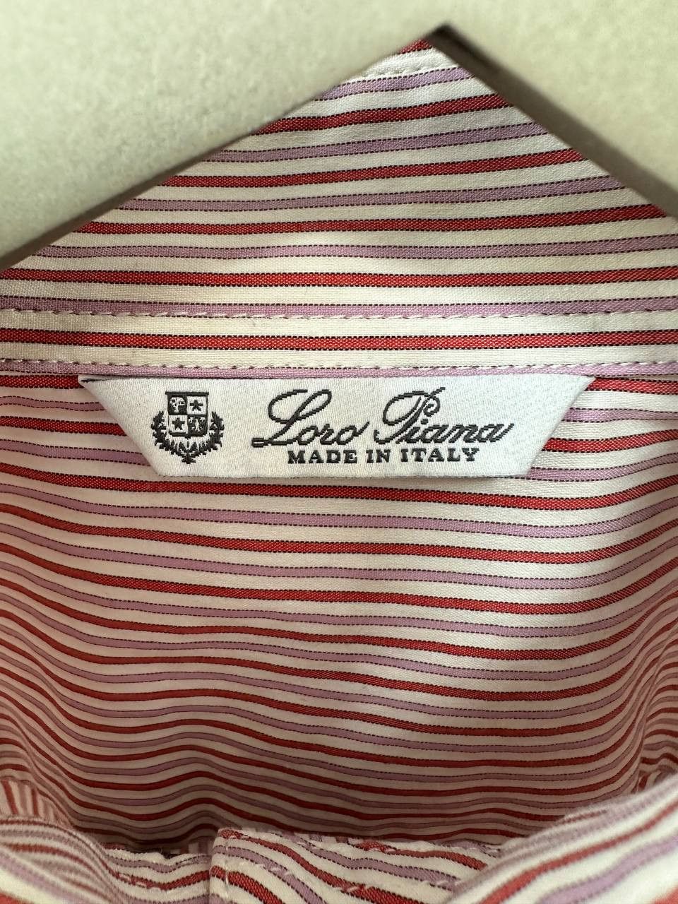 Loro Piana Loro Piana Button Up Shirt Striped Oxford Long Sleeve Size M / US 6-8 / IT 42-44 - 12 Thumbnail