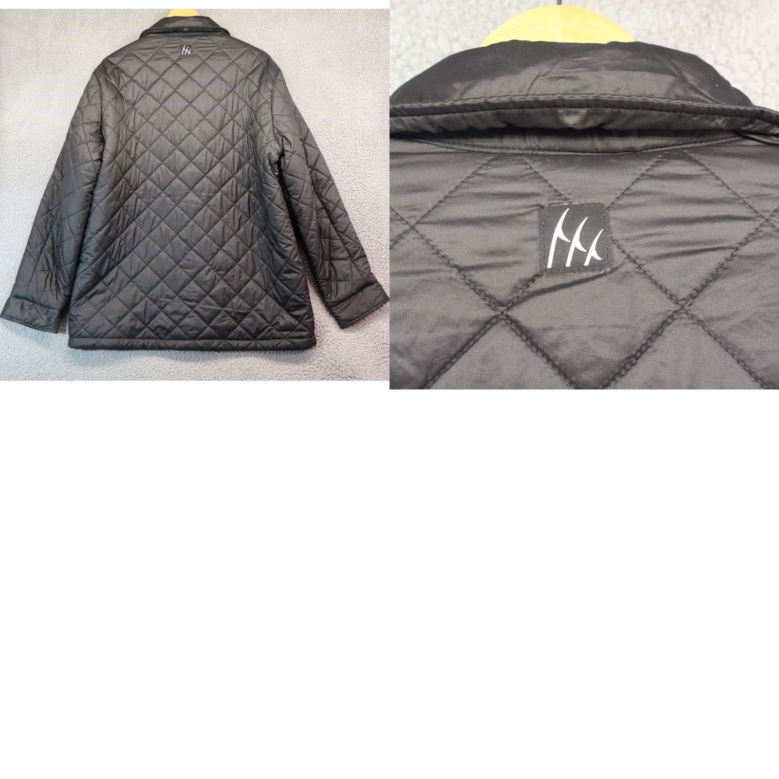Vintage Fintech Quilted Jacket Men L Lightweight Black Full Zip Coat Puffer Gorpcore Jacket Size US L / EU 52-54 / 3 - 8 Thumbnail