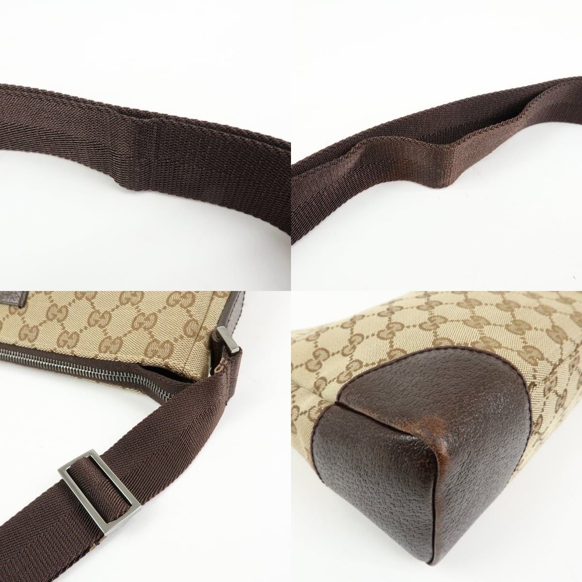 Gucci Gucci GG Supreme Crossbody Bag Beige Size ONE SIZE - 4 Thumbnail